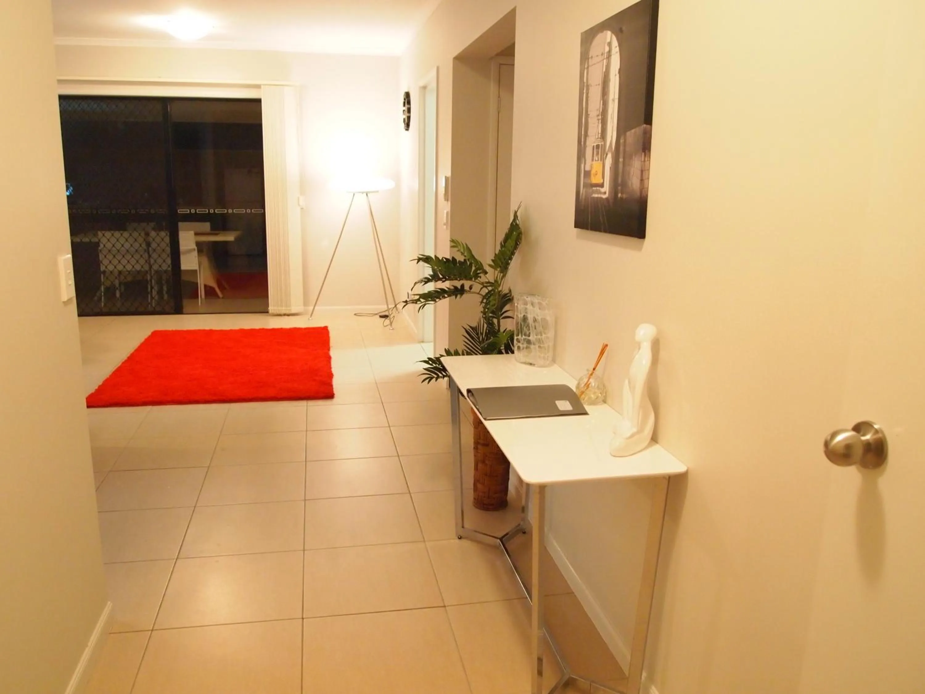 Seating area in Edge Apartments Cairns