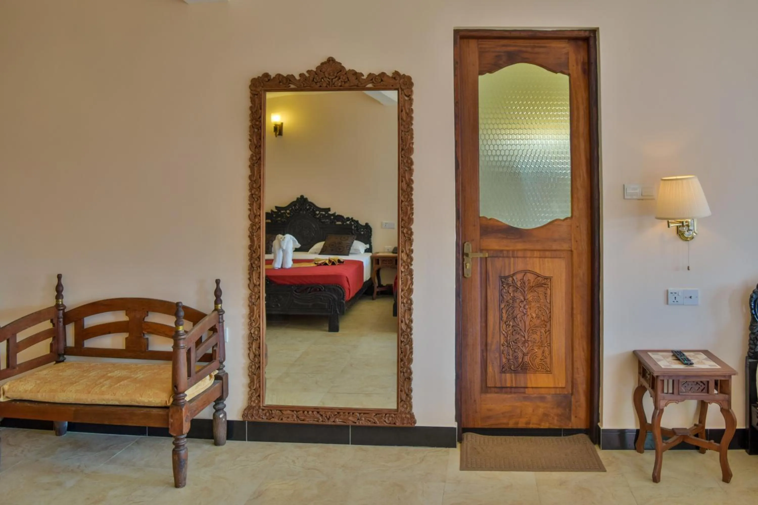 Bed in Tembo Palace Hotel