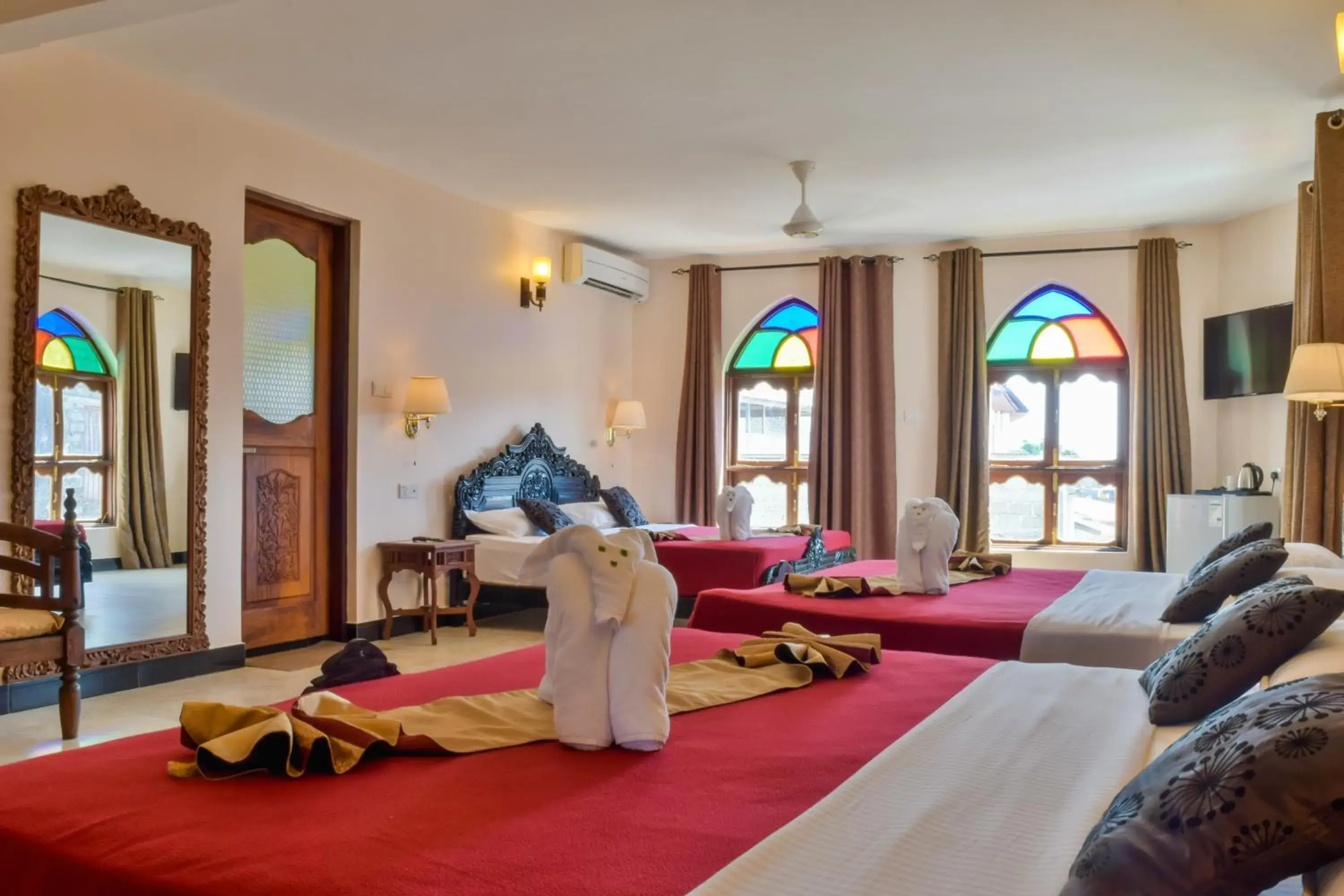 Bed in Tembo Palace Hotel Bed in Tembo Palace Hotel