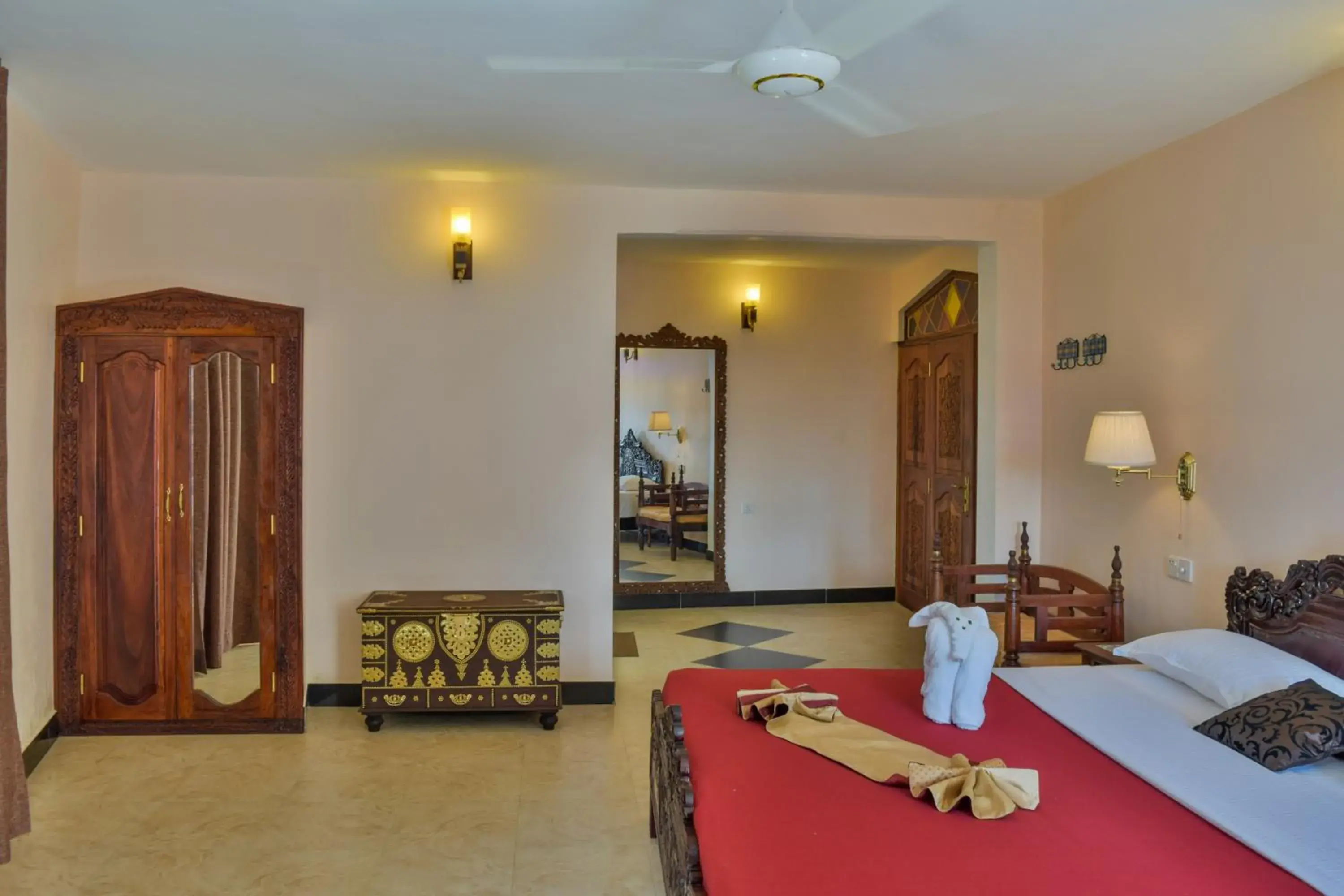 Bed in Tembo Palace Hotel Bed in Tembo Palace Hotel