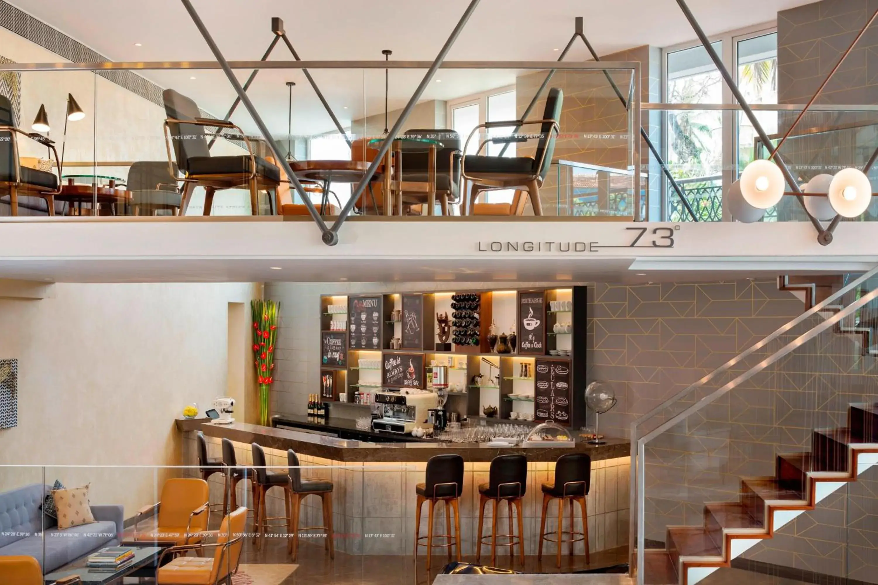 Lounge or bar in Le Meridien Goa, Calangute Lounge or bar in Le Meridien Goa, Calangute