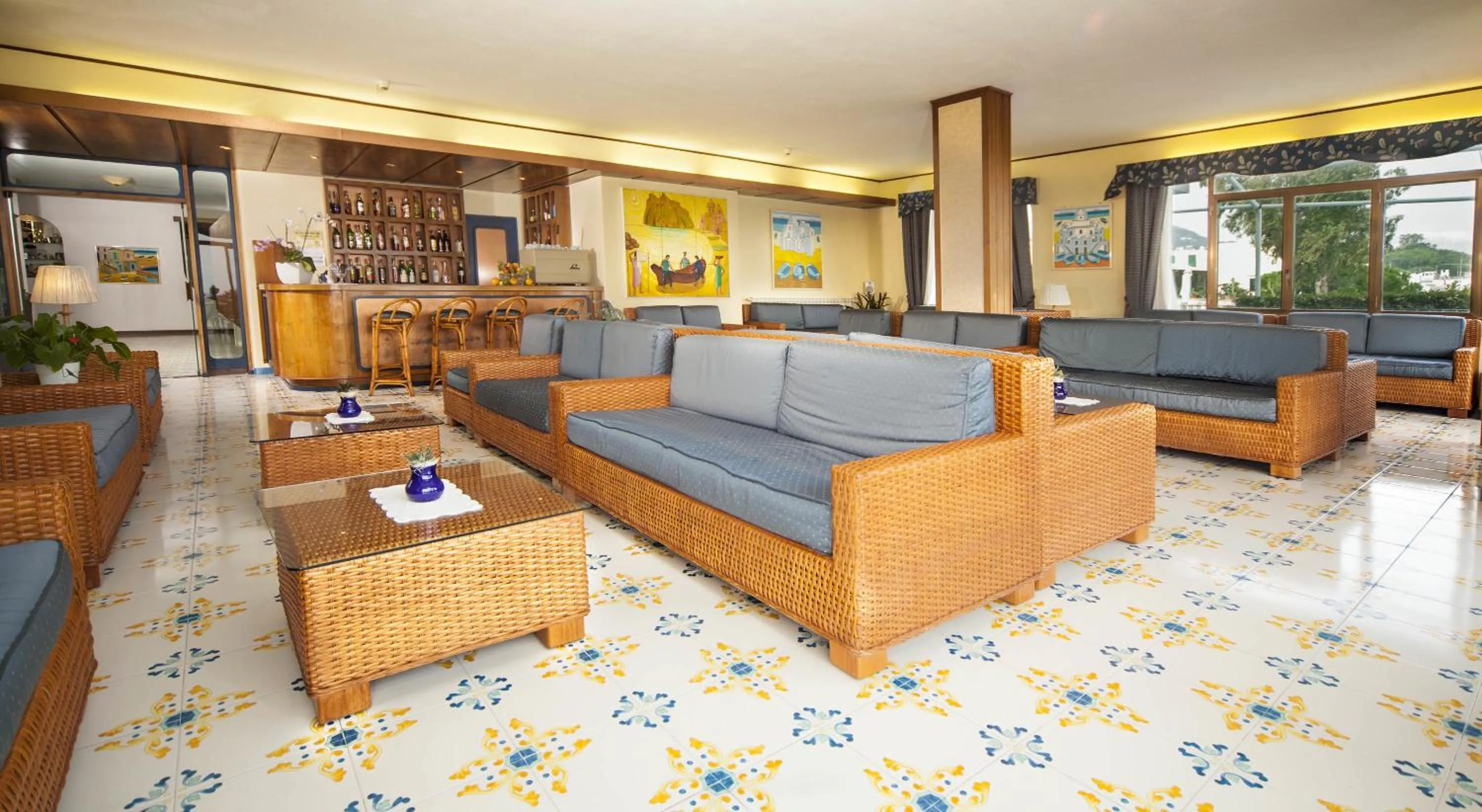 Lounge or bar in Hotel Ambasciatori