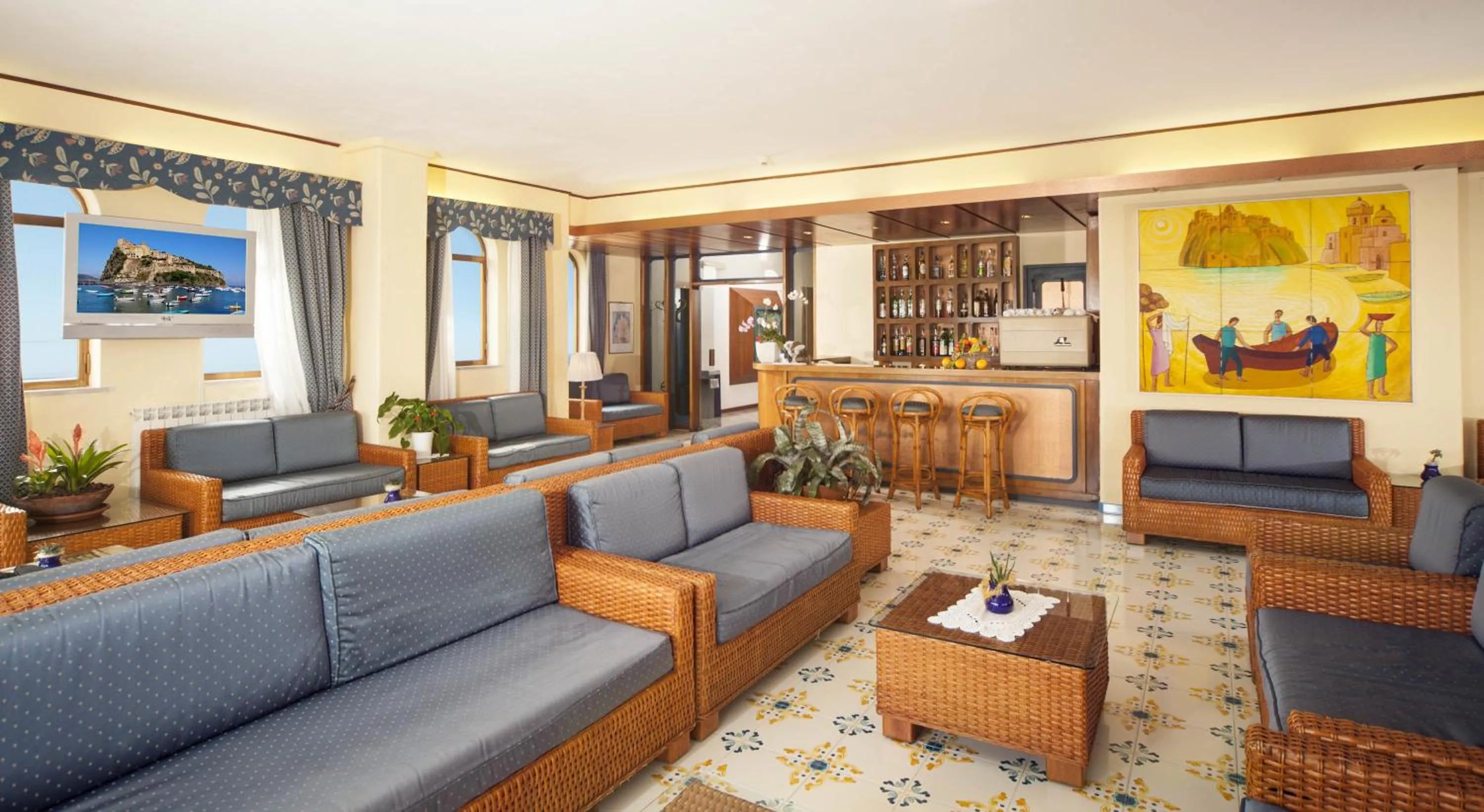 Lounge or bar in Hotel Ambasciatori