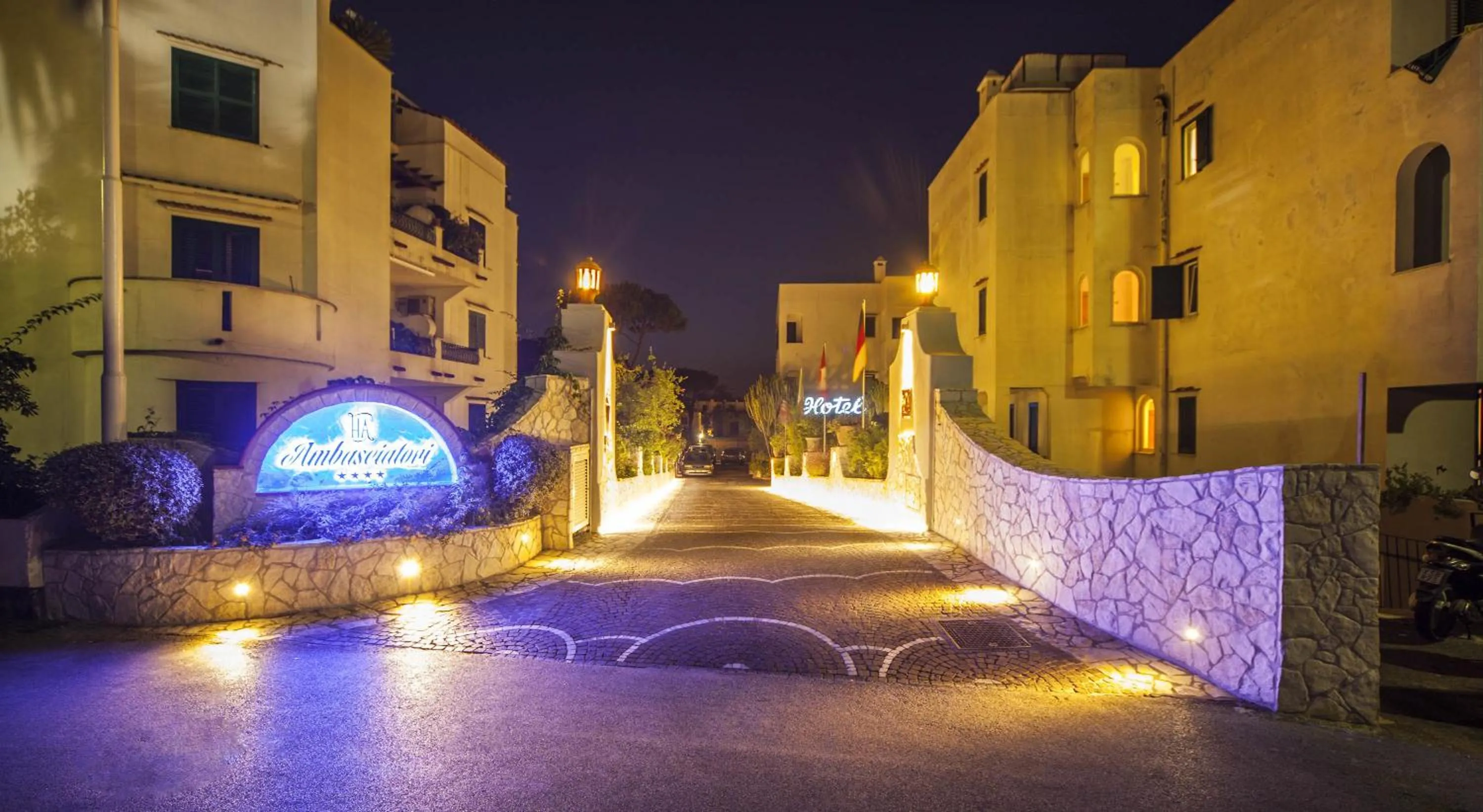 Lobby or reception in Hotel Ambasciatori