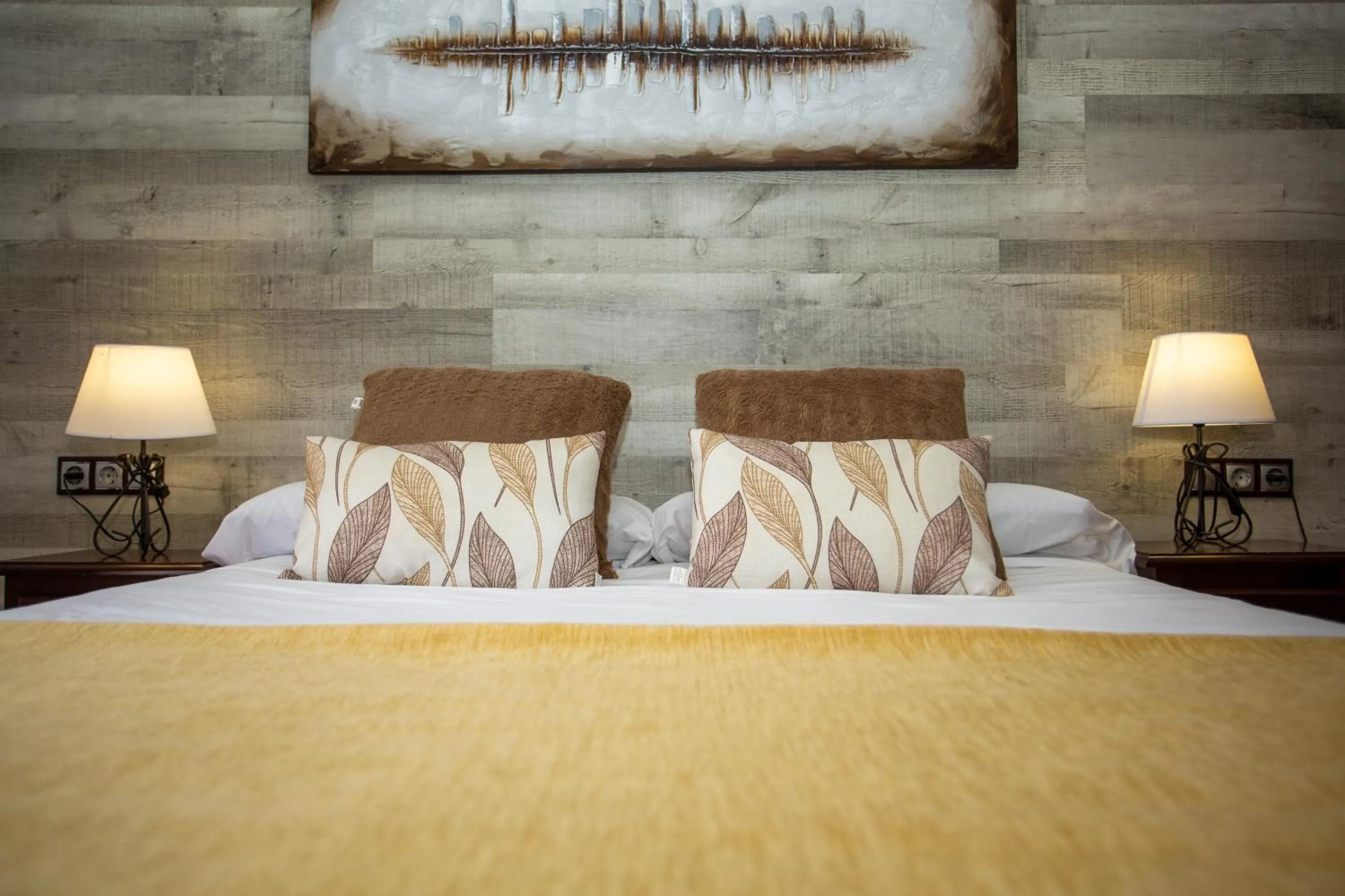 Decorative detail, Bed in Caserio de Iznájar