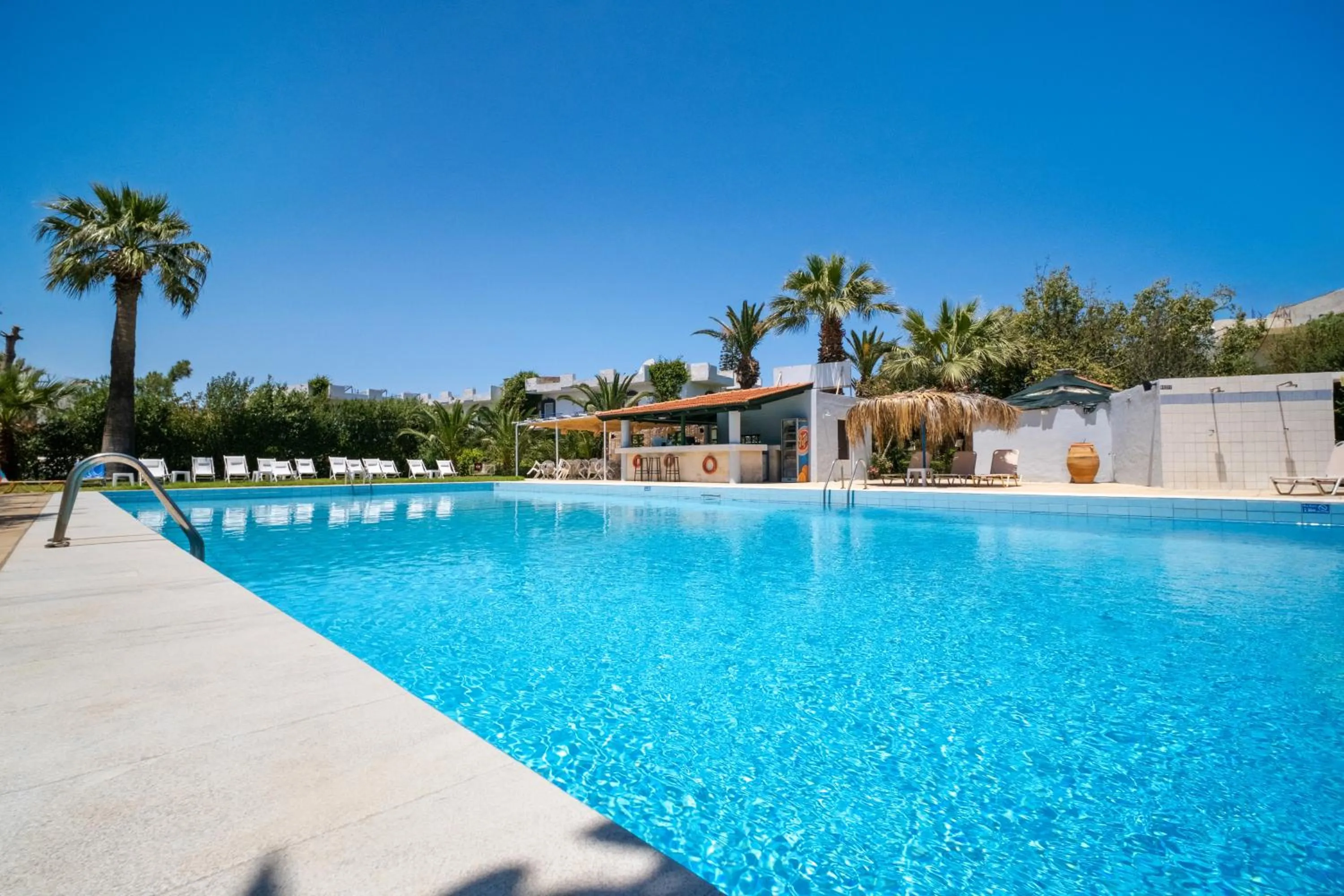 Pool view in Gorgona Hotel