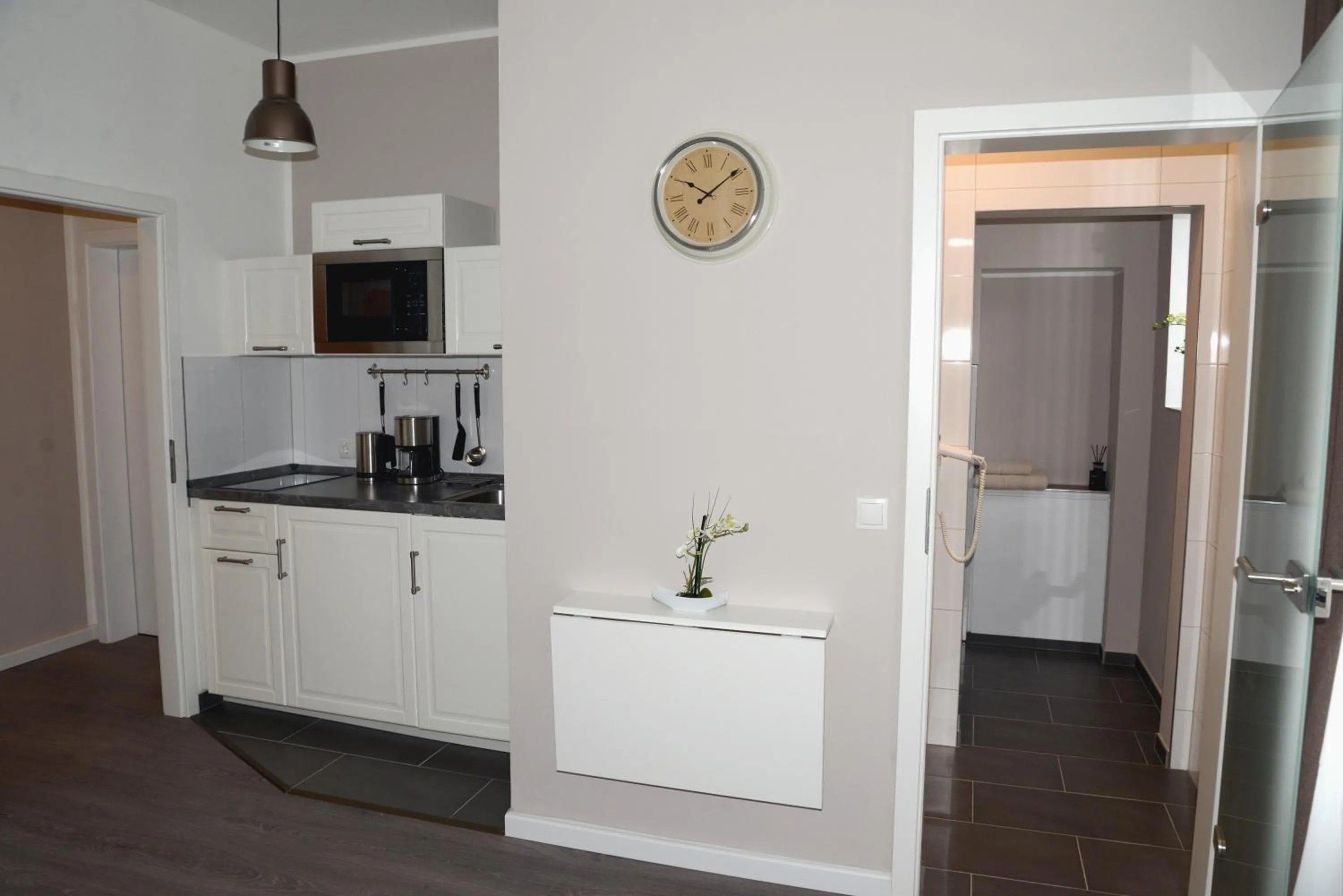 Kitchen or kitchenette in Hotel Baden