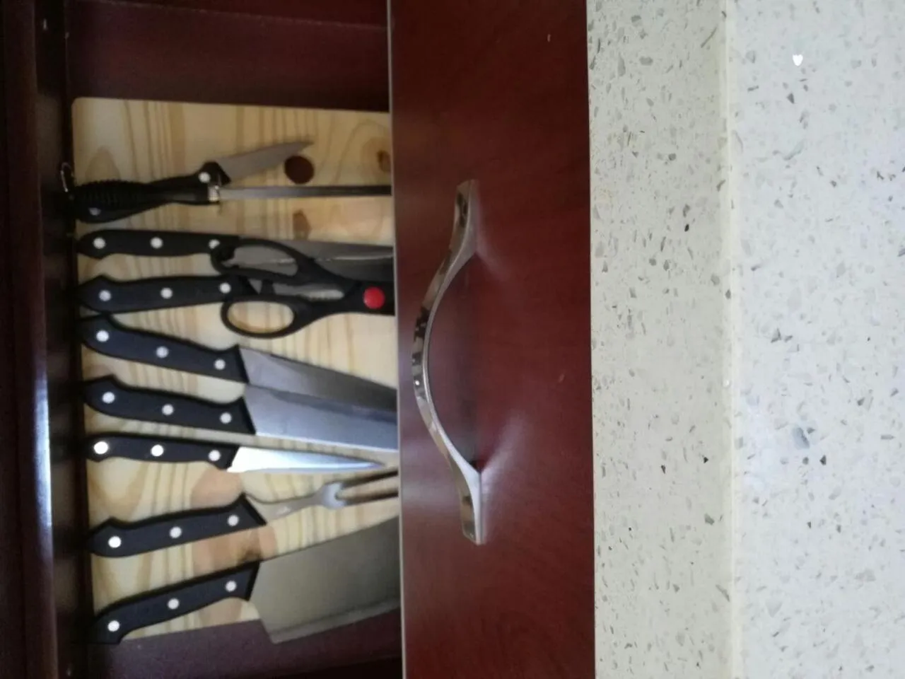 Communal kitchen in Covitech Apartments