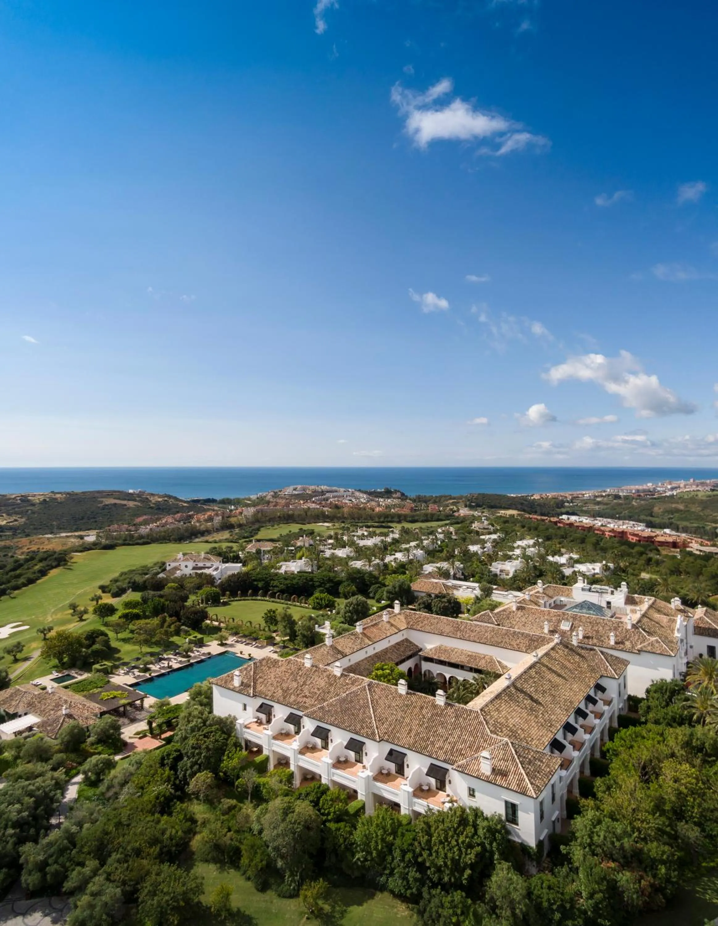 Bird's eye view in Finca Cortesin Hotel Golf & Spa
