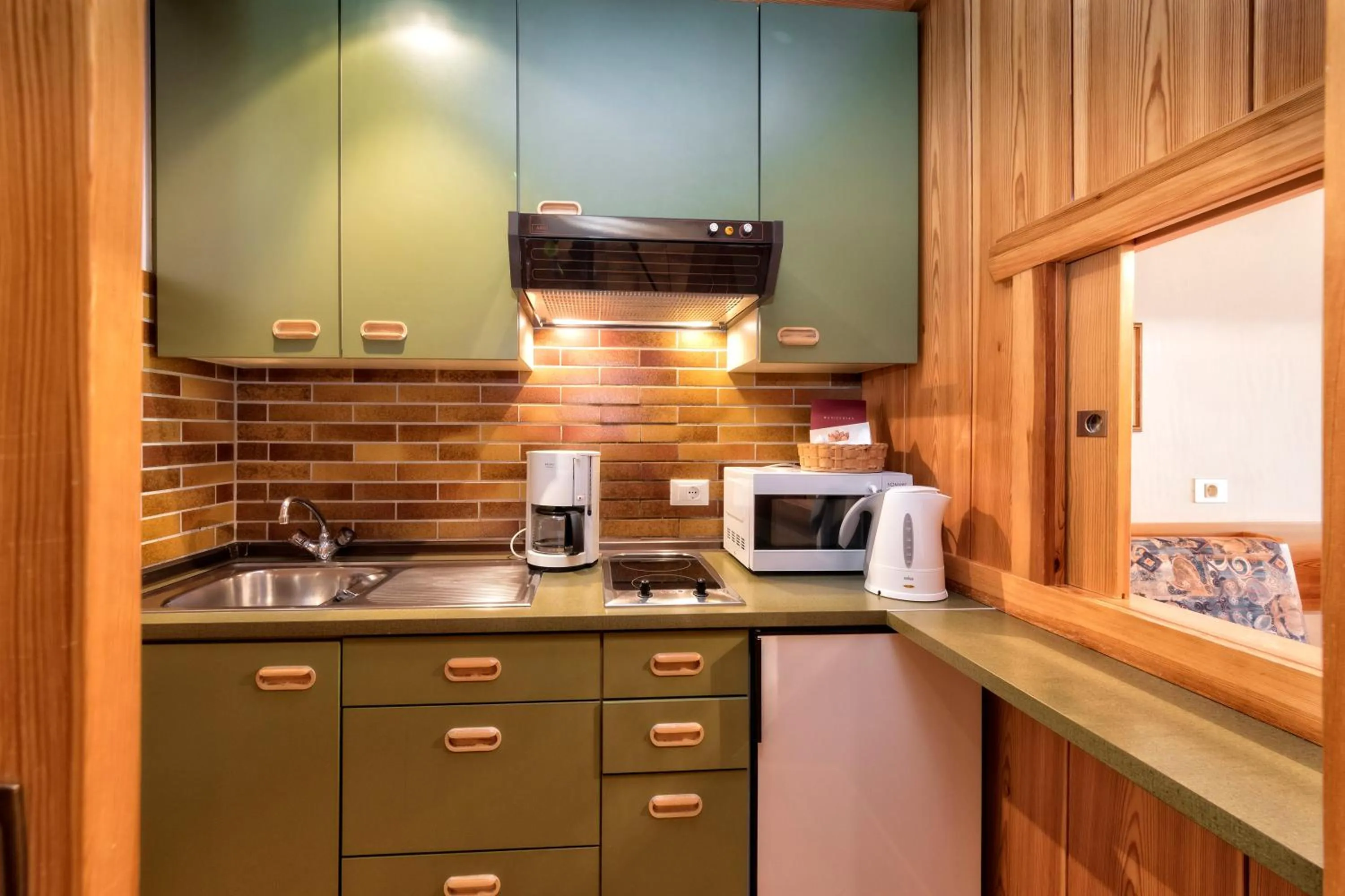 Kitchen or kitchenette in Residence Tolderhof - OlangCard included