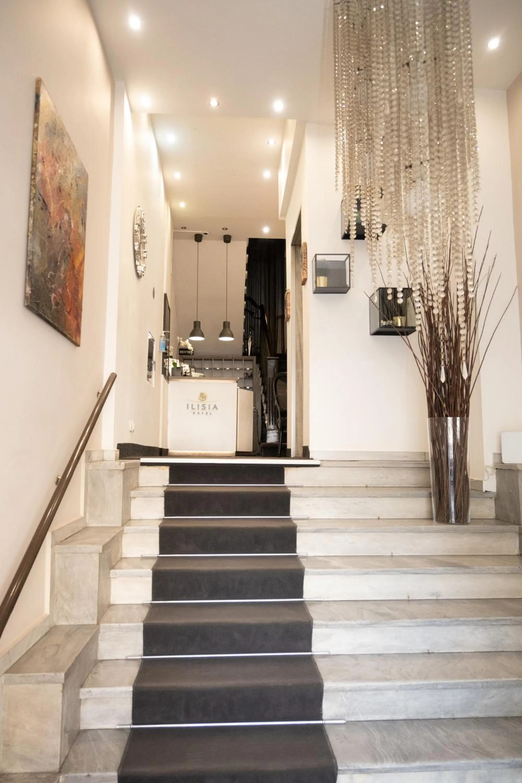 Lobby or reception in Hotel Ilisia