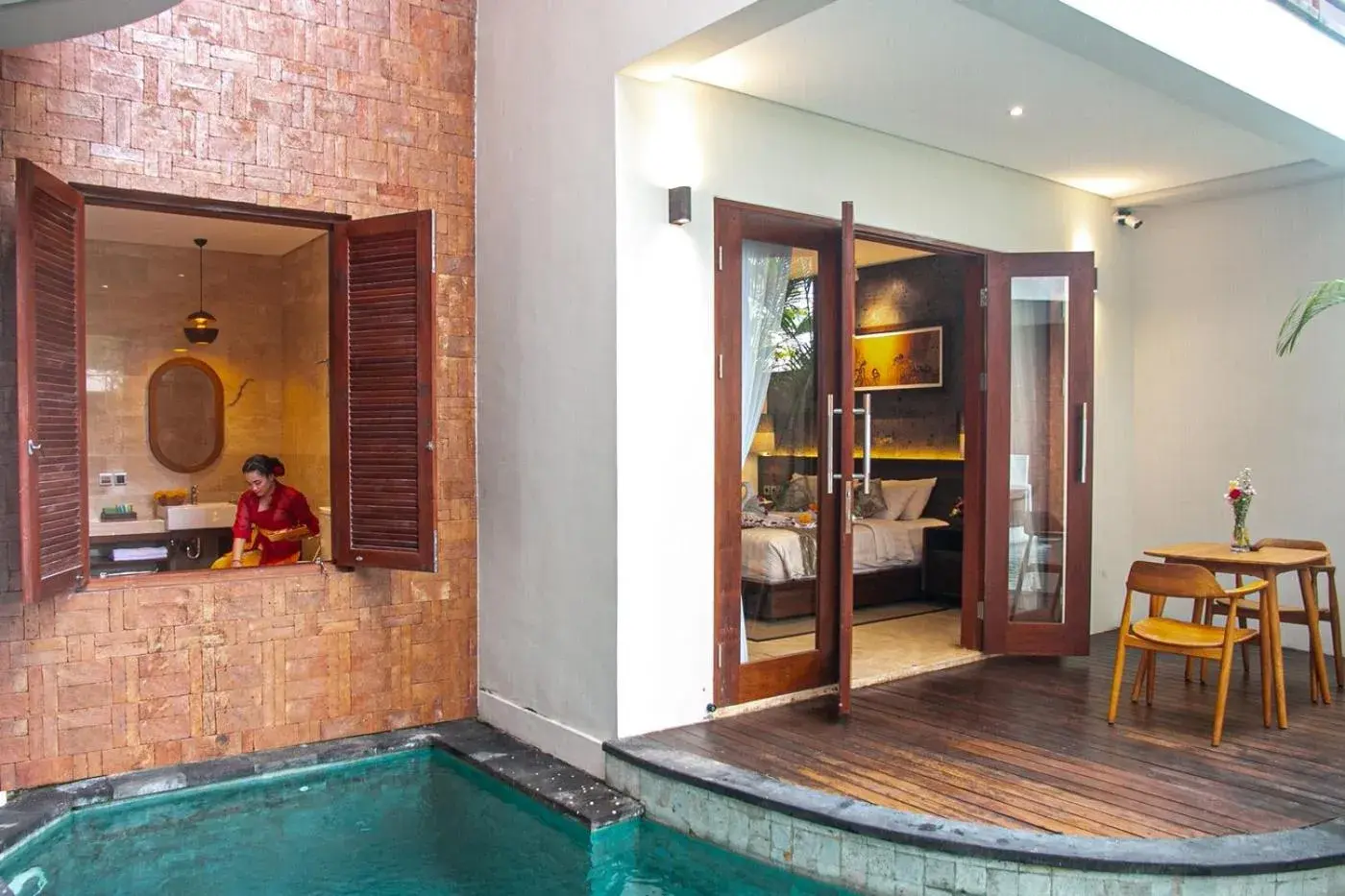 View (from property/room) in djabu Seminyak Hotel View (from property/room) in djabu Seminyak Hotel