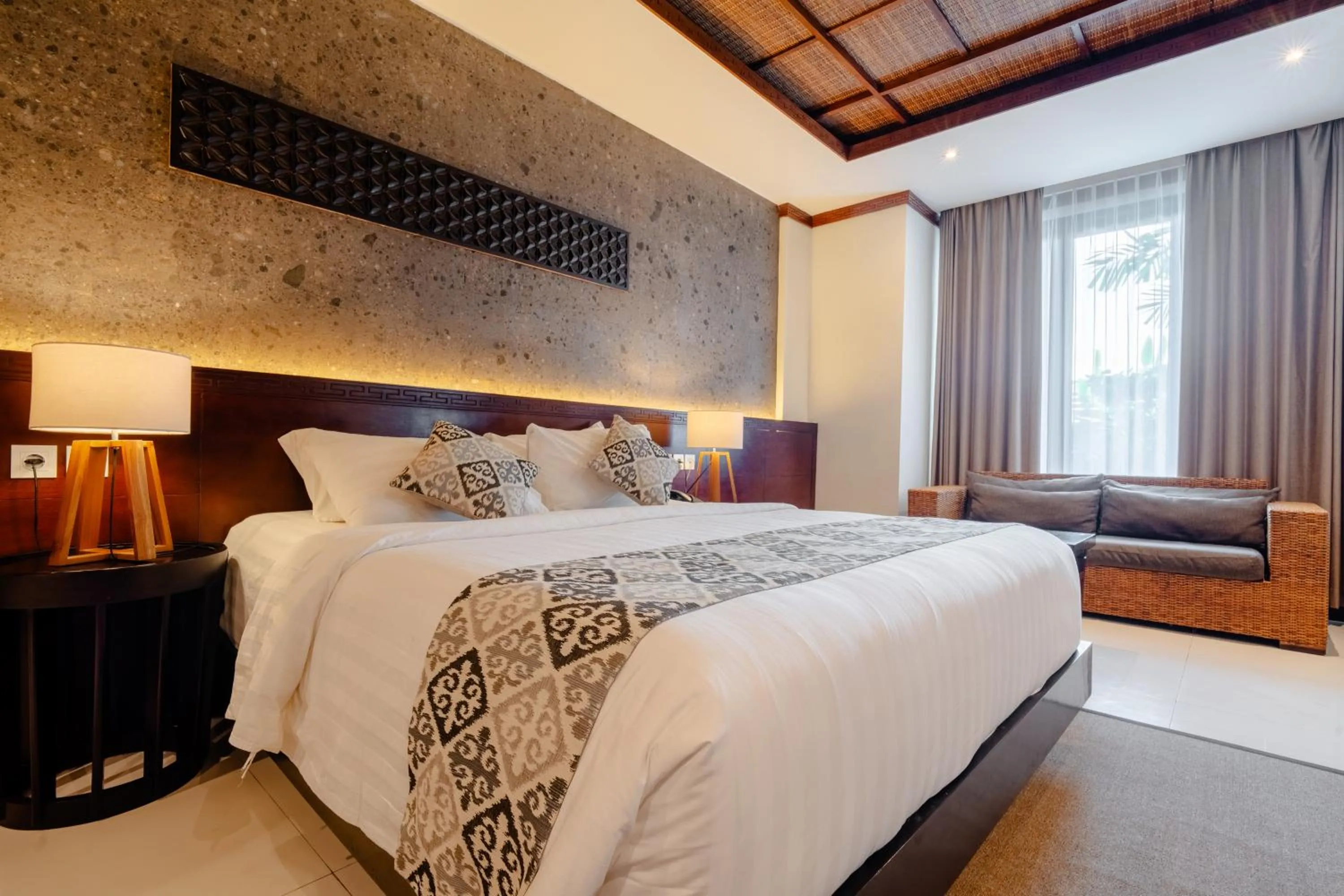 Bedroom, Bed in djabu Seminyak Hotel