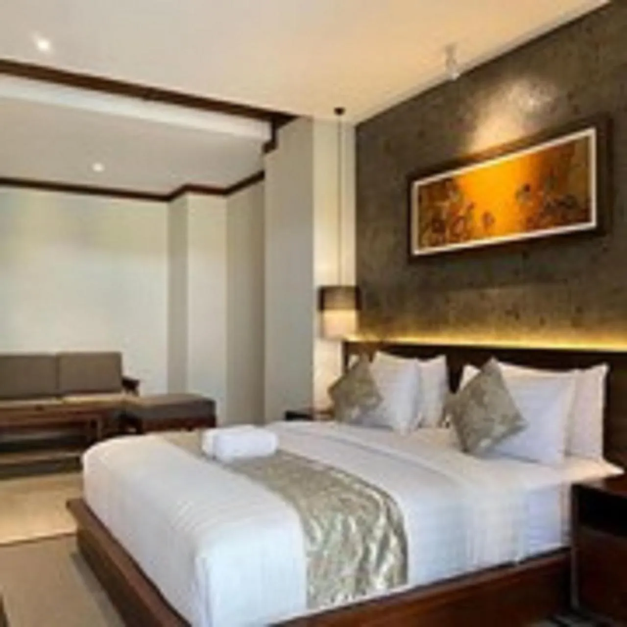 Bed in djabu Seminyak Hotel