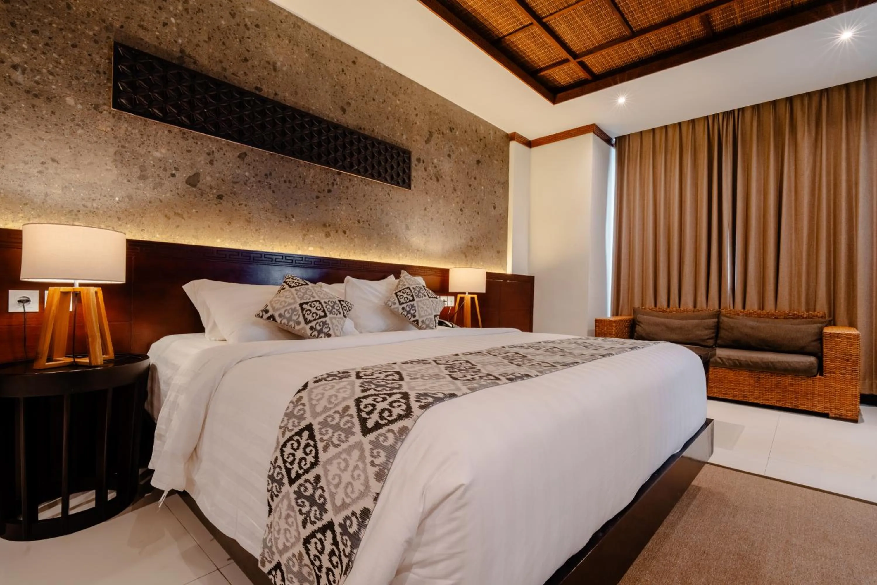 Bedroom, Bed in djabu Seminyak Hotel