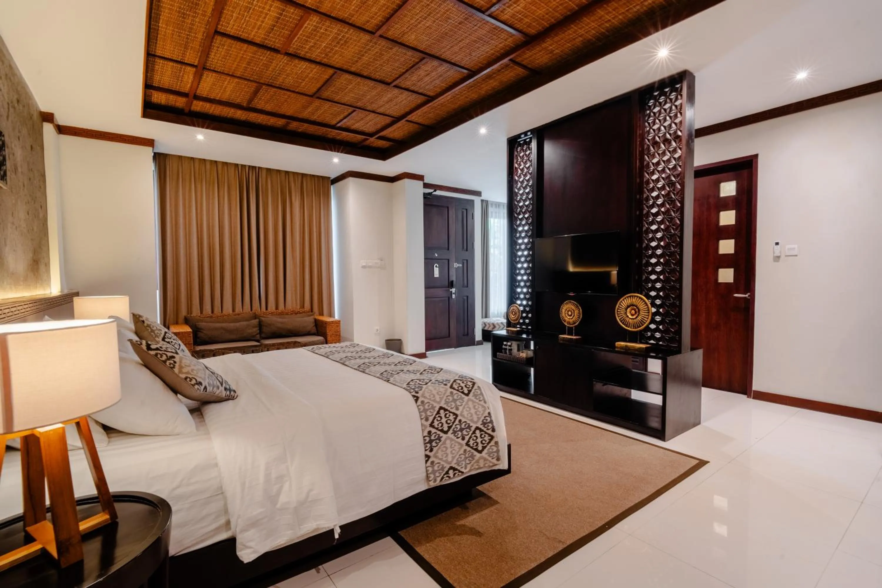 Bedroom, Bed in djabu Seminyak Hotel