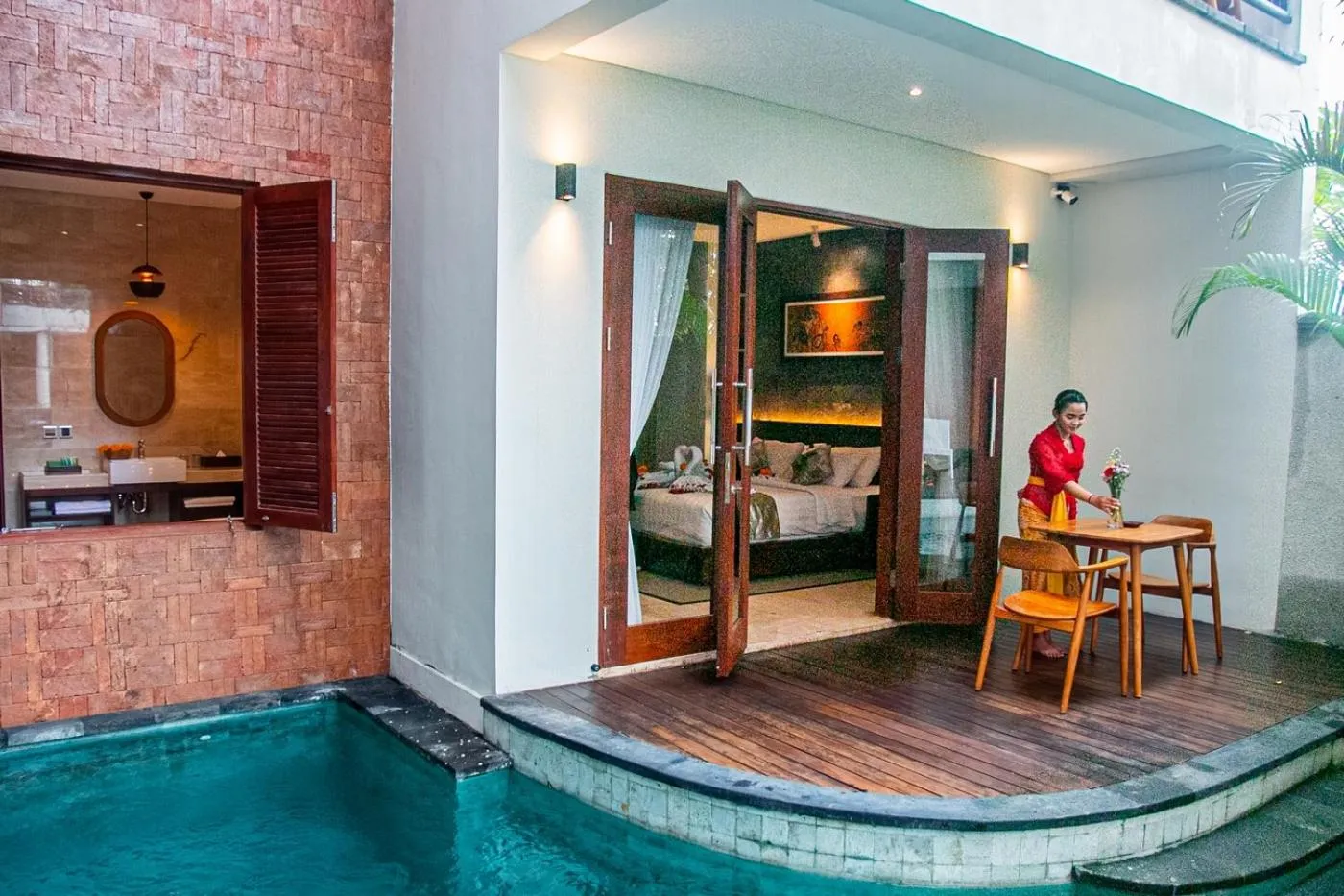 Balcony/Terrace in djabu Seminyak Hotel