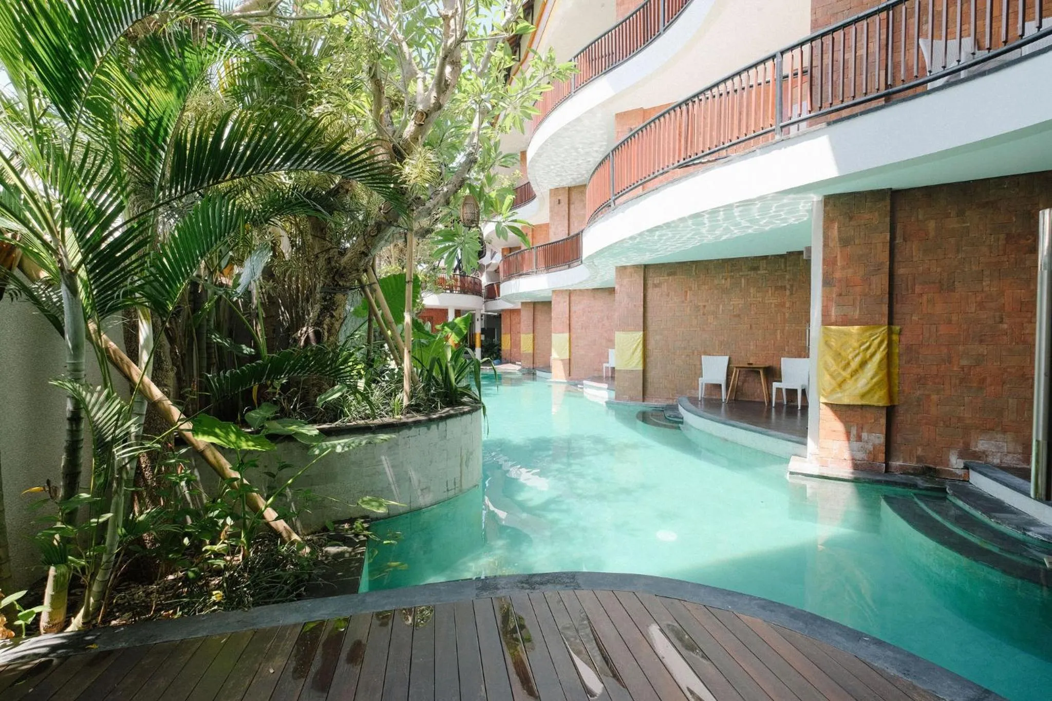 Swimming pool in djabu Seminyak Hotel
