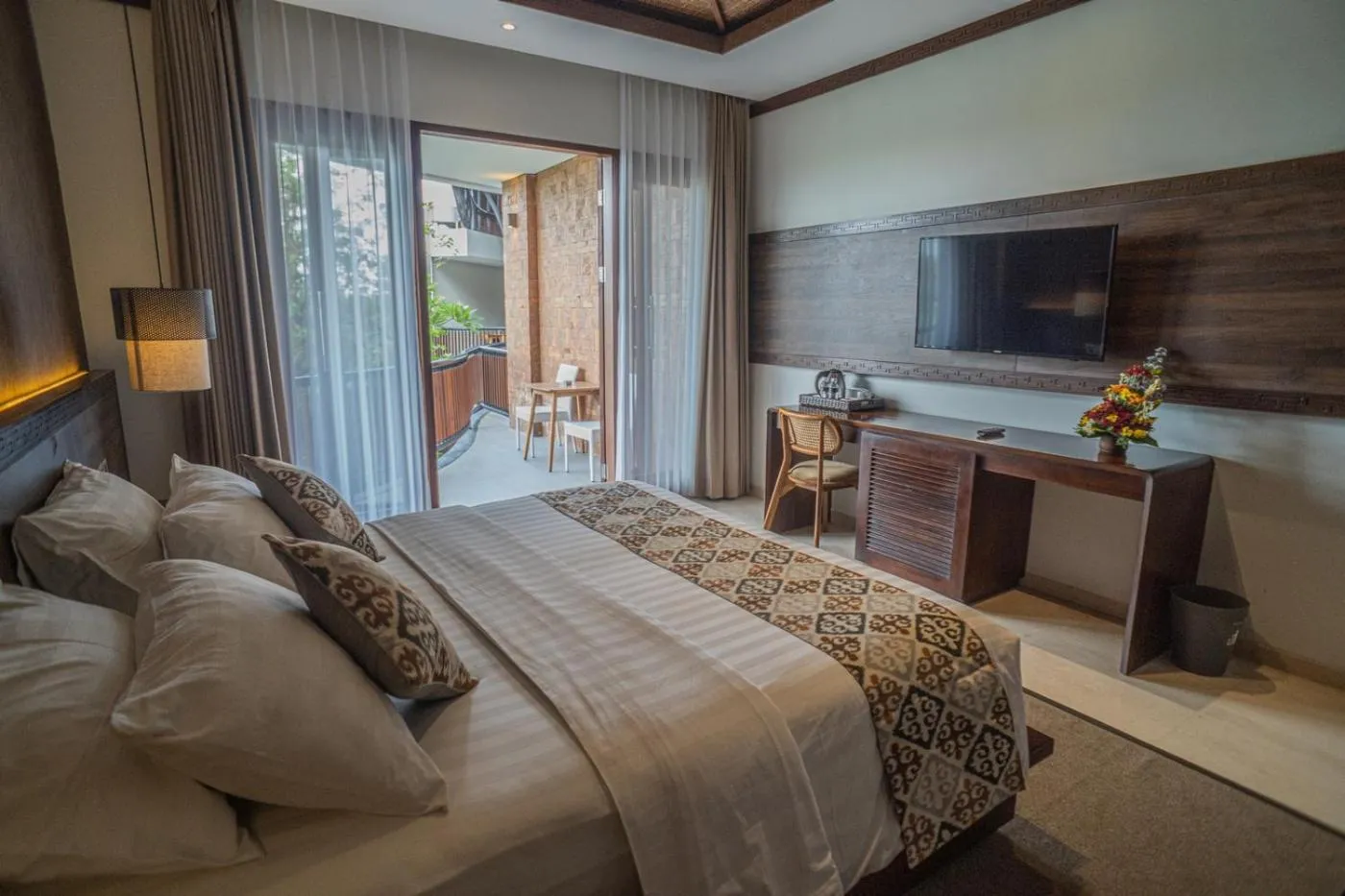 Bed in djabu Seminyak Hotel