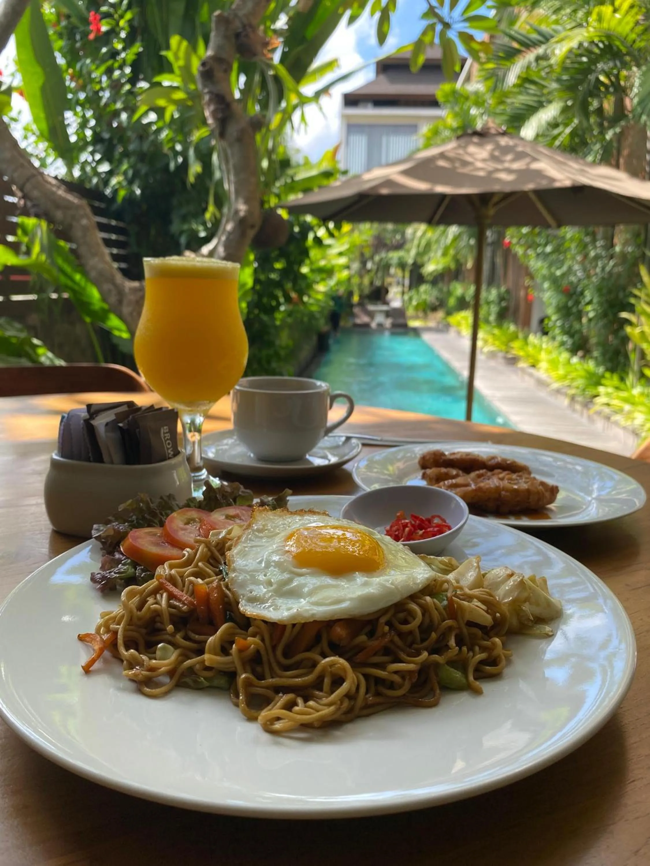 Breakfast in djabu Seminyak Hotel
