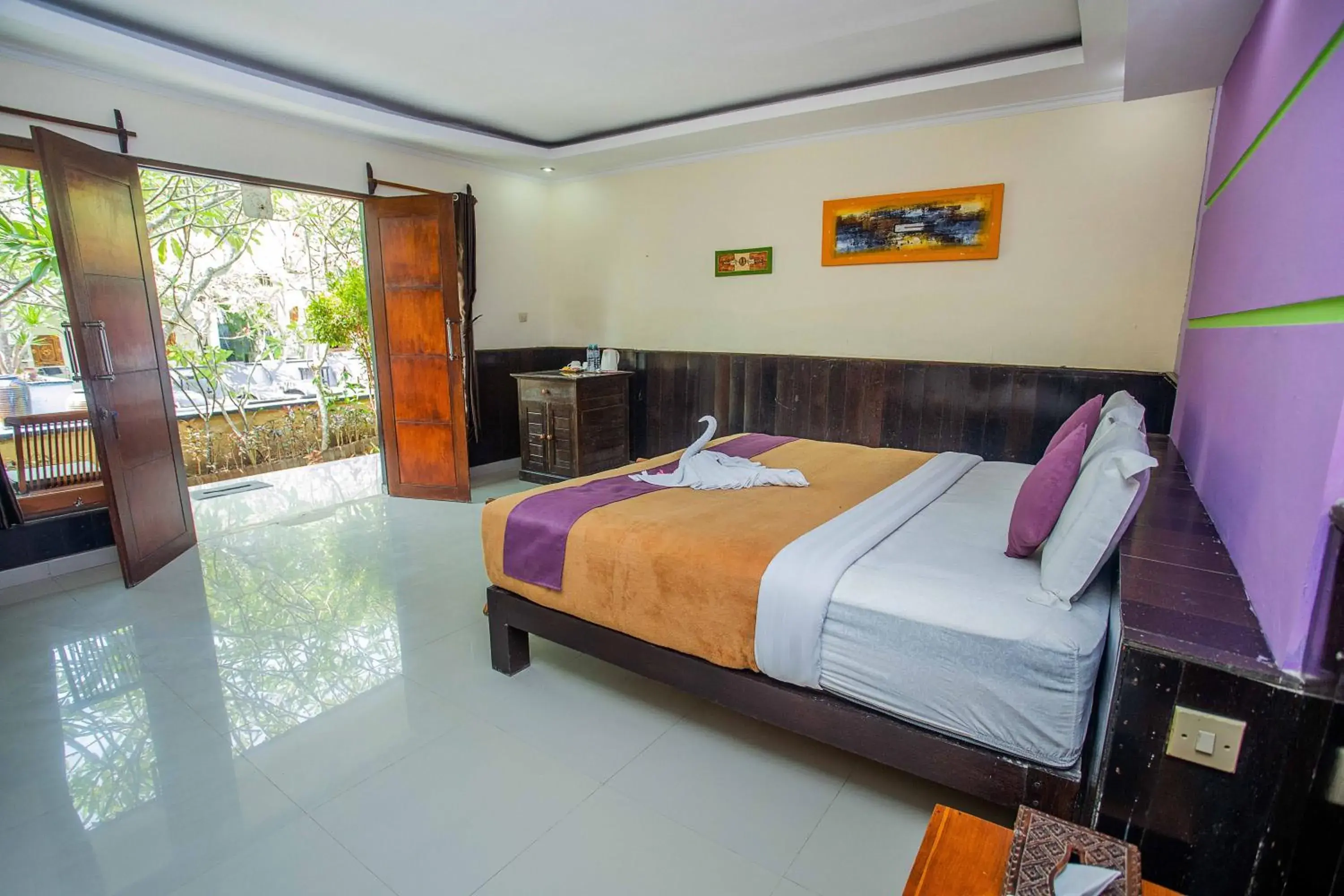 Bed in The Tanis Beach Resort Nusa Lembongan Bed in The Tanis Beach Resort Nusa Lembongan