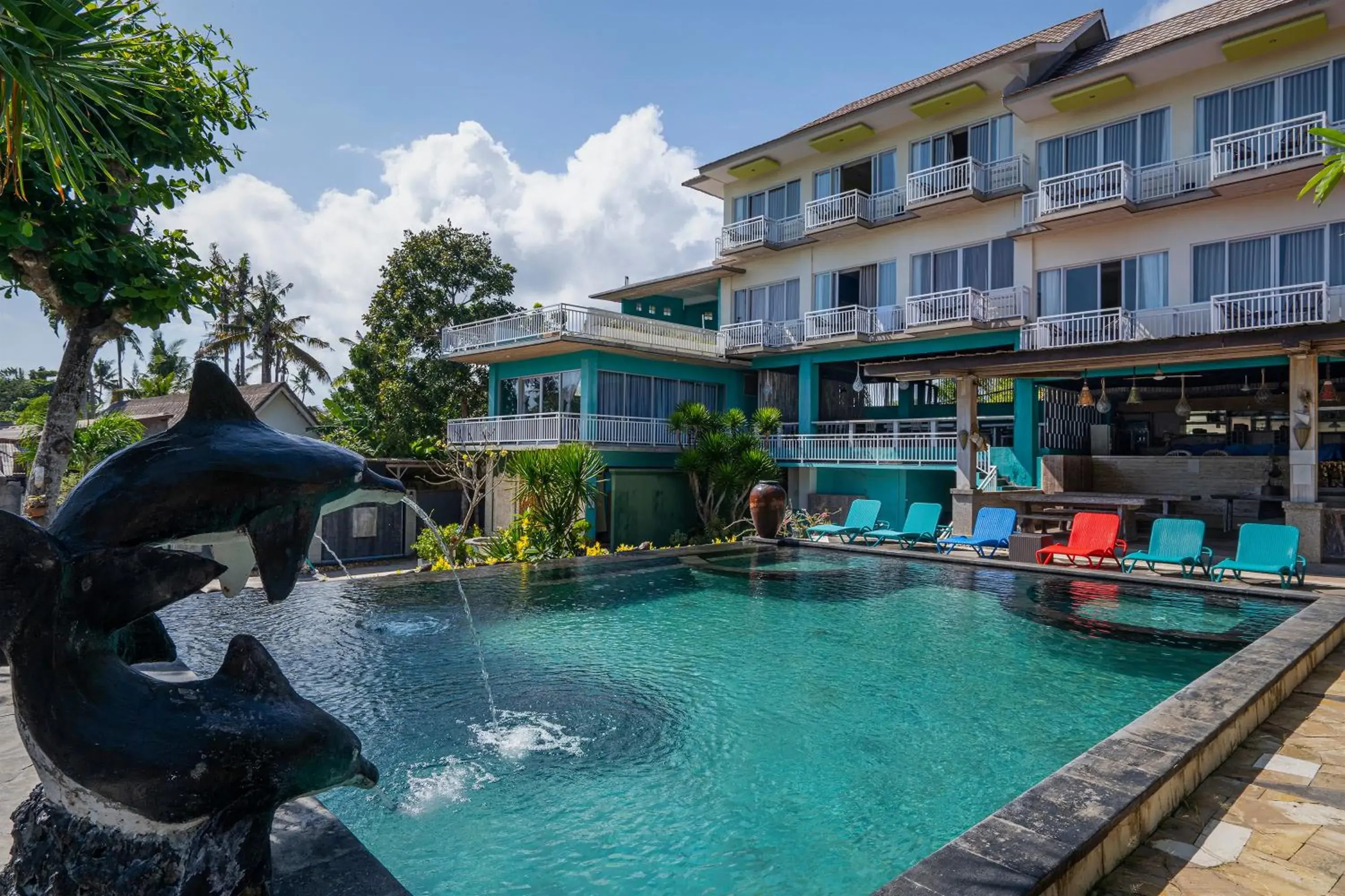 Property building in The Tanis Beach Resort Nusa Lembongan Property building in The Tanis Beach Resort Nusa Lembongan