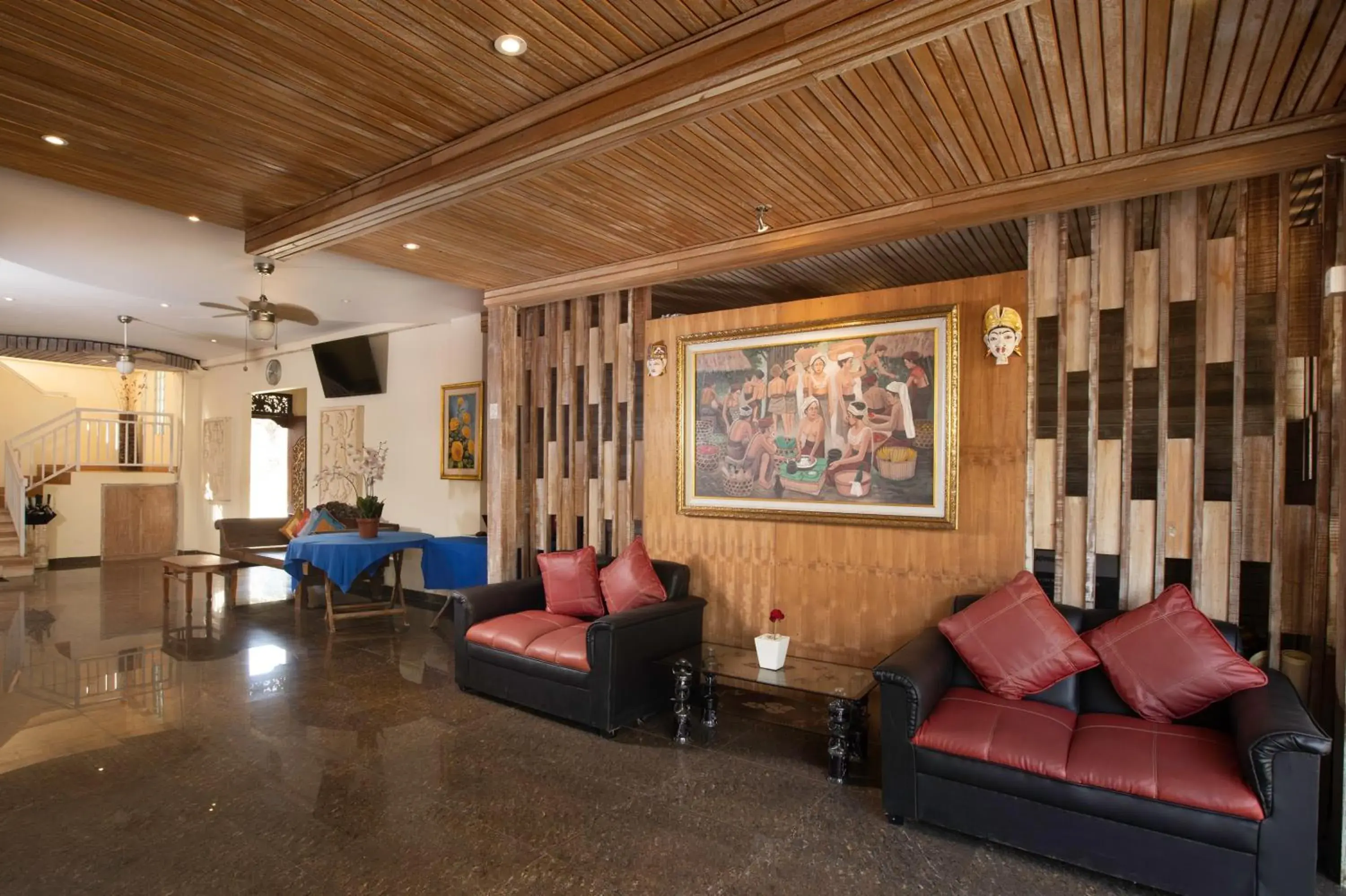 Lobby or reception in The Tanis Beach Resort Nusa Lembongan Lobby or reception in The Tanis Beach Resort Nusa Lembongan