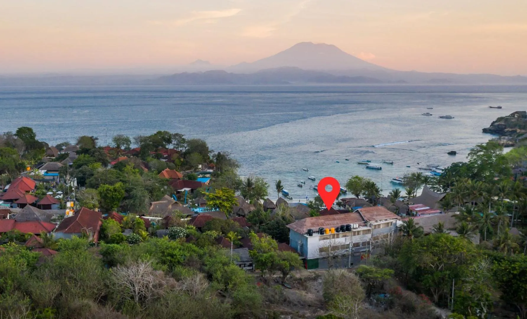 Natural landscape in The Tanis Beach Resort Nusa Lembongan