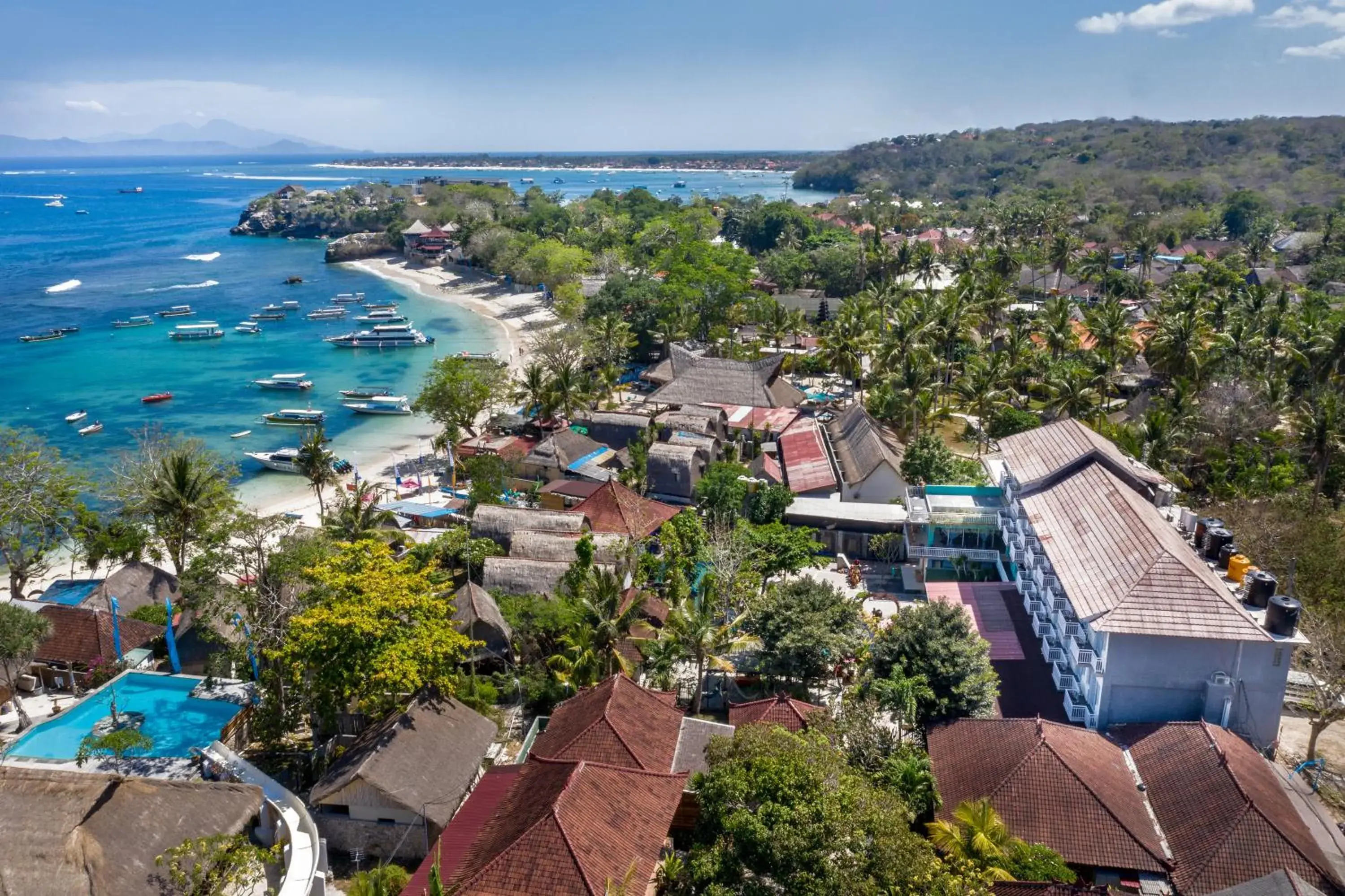 Bird's eye view in The Tanis Beach Resort Nusa Lembongan Bird's eye view in The Tanis Beach Resort Nusa Lembongan