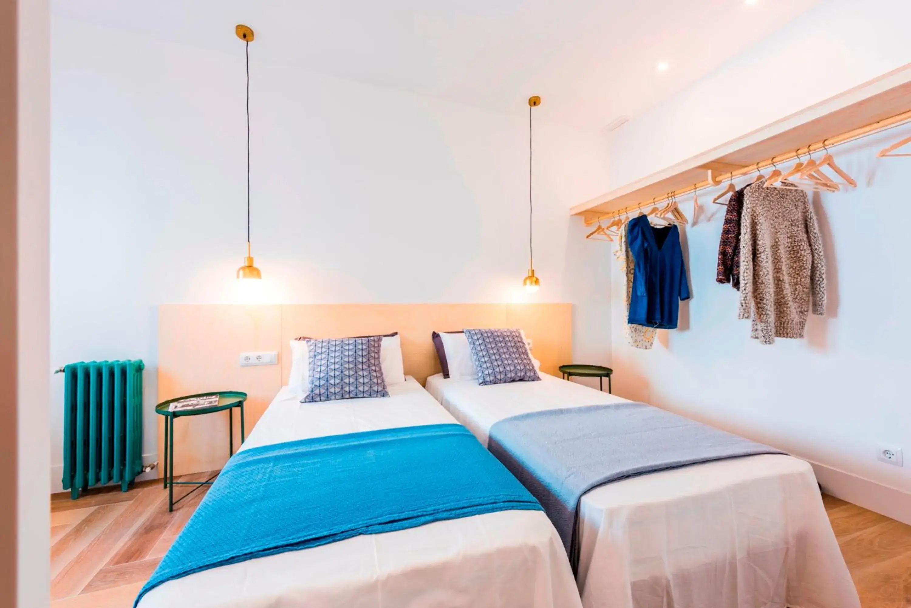 Bed in Be Mate Gran Vía Suites Bed in Be Mate Gran Vía Suites