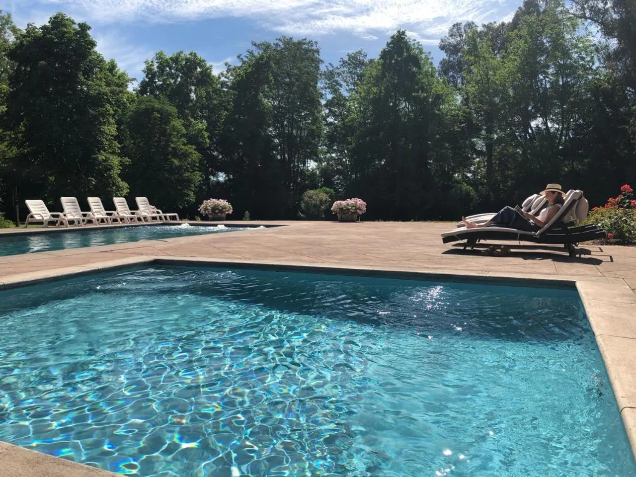 Swimming pool in Hotel Casa Real - Viña Santa Rita