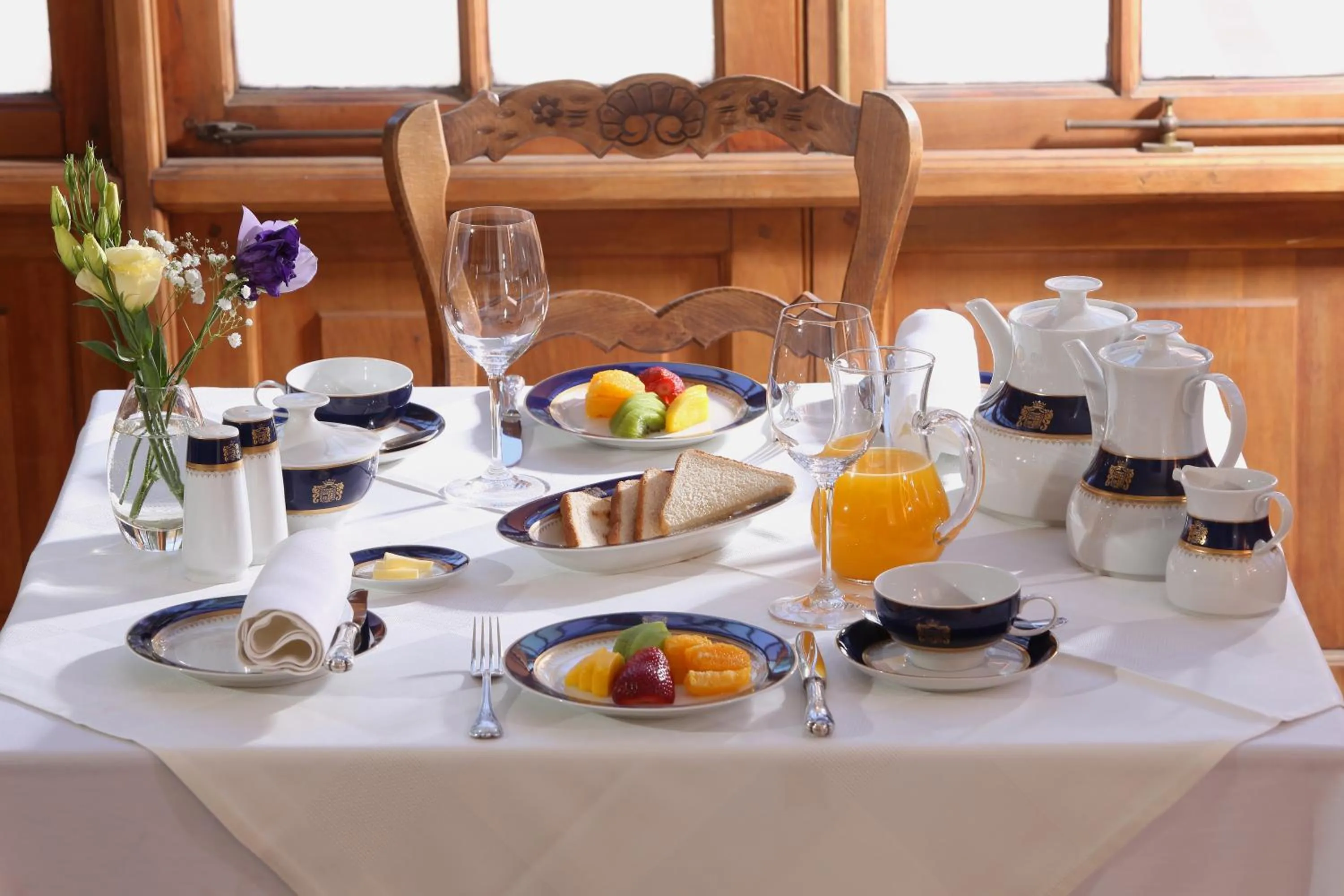 Continental breakfast in Hotel Casa Real - Viña Santa Rita