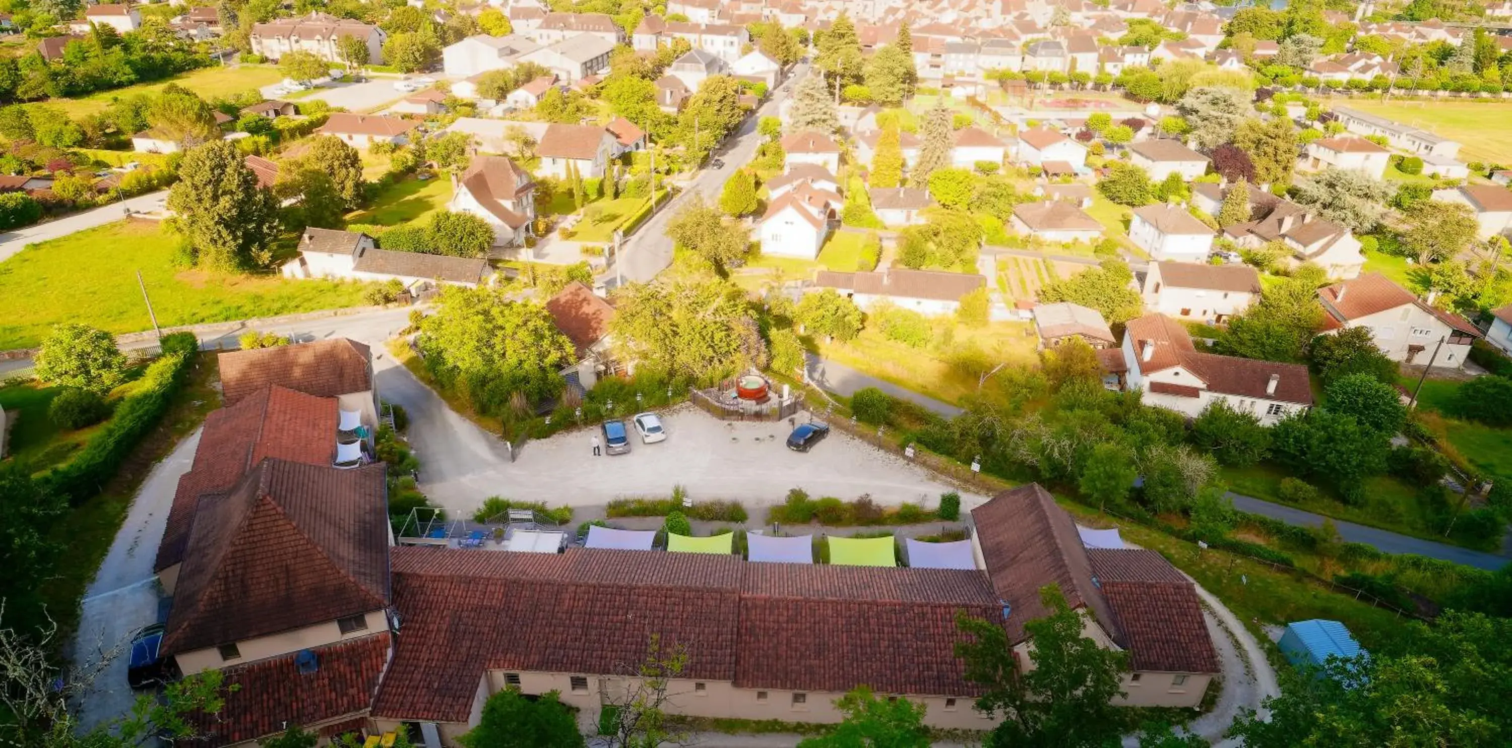 Bird's eye view in Hotel La Peyrade Bird's eye view in Hotel La Peyrade