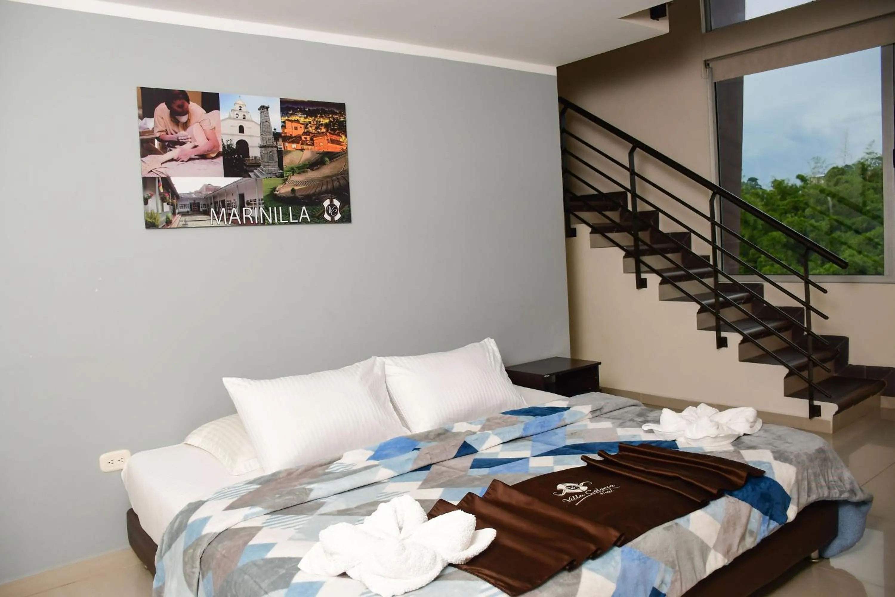 Bed in Hotel Villa Colonia