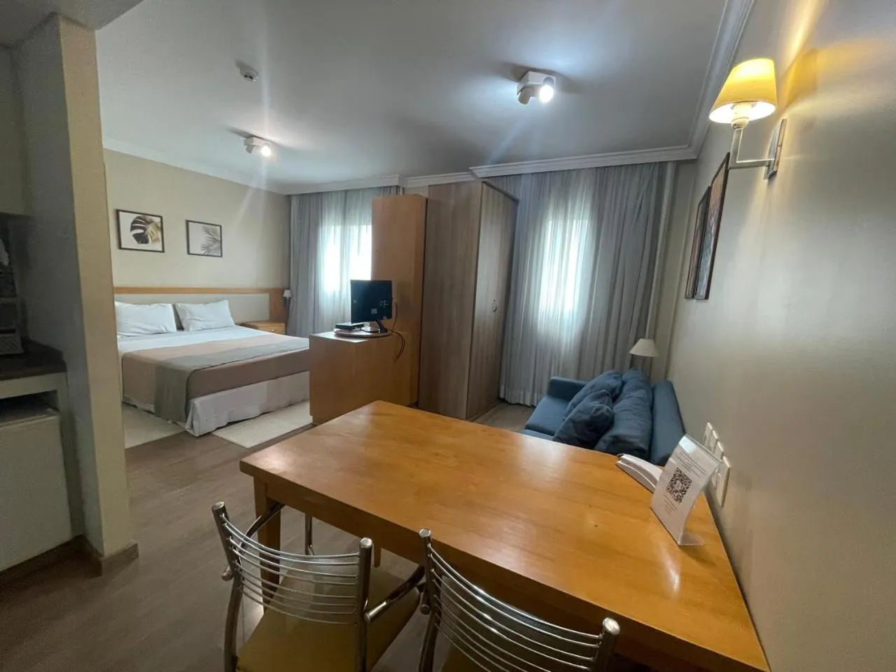 Bed in CHARMOSO FLAT NA OSCAR FREIRE