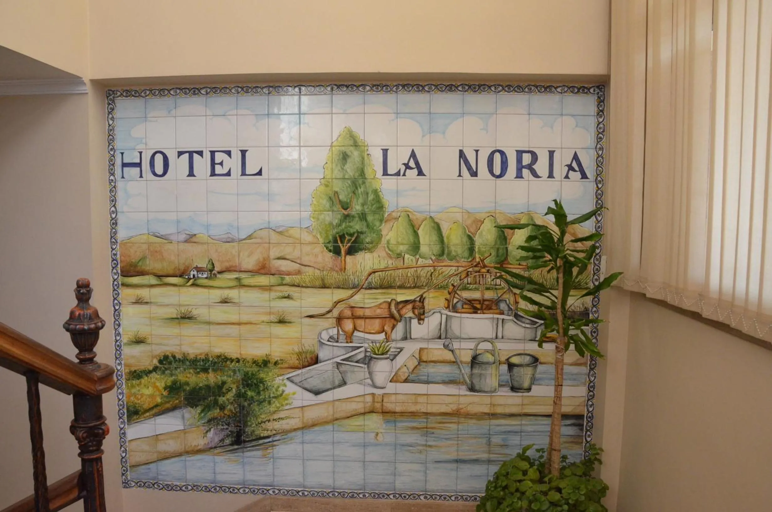 Decorative detail in Hotel La Noria