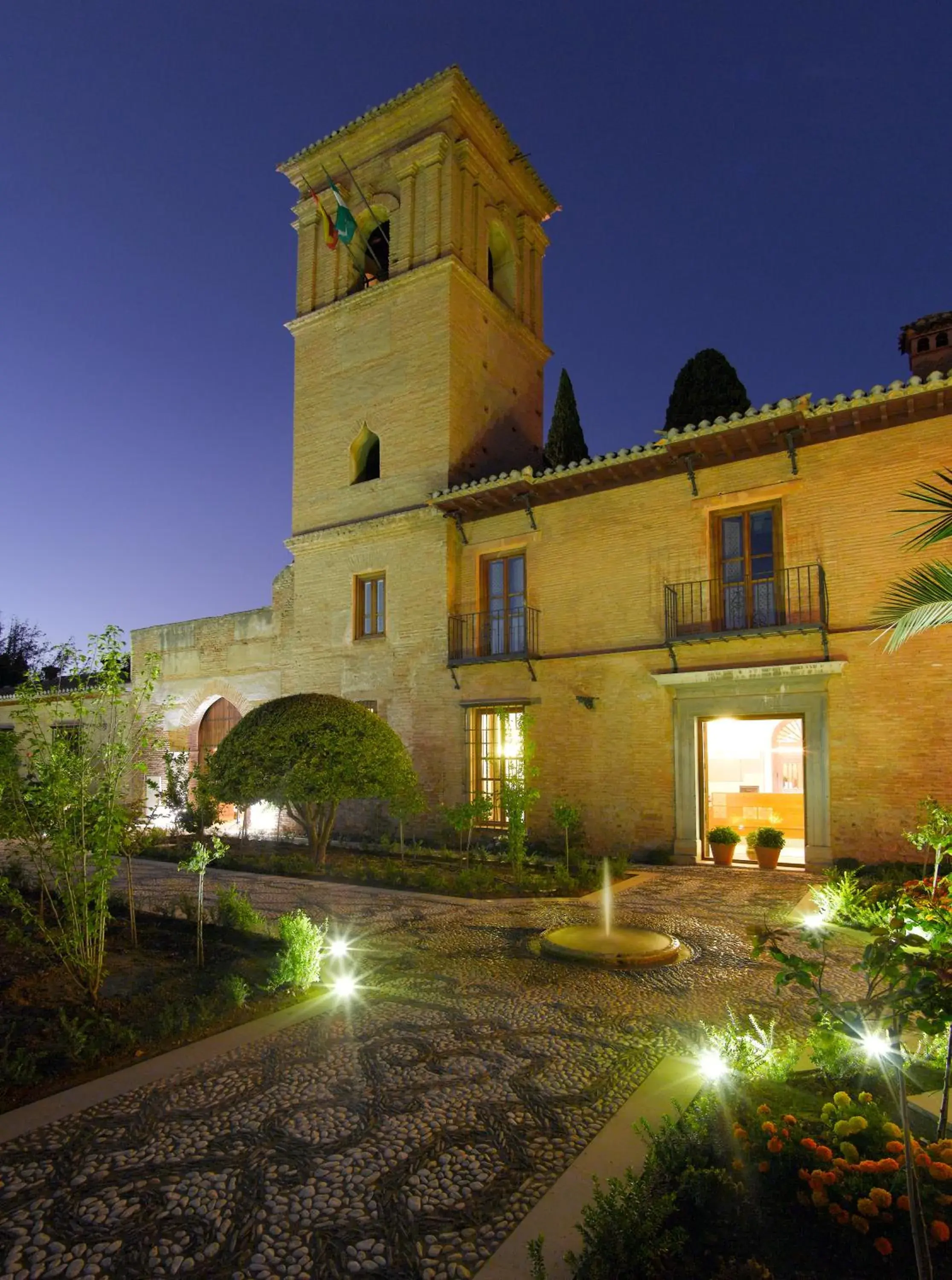 Facade/entrance in Parador de Granada Facade/entrance in Parador de Granada