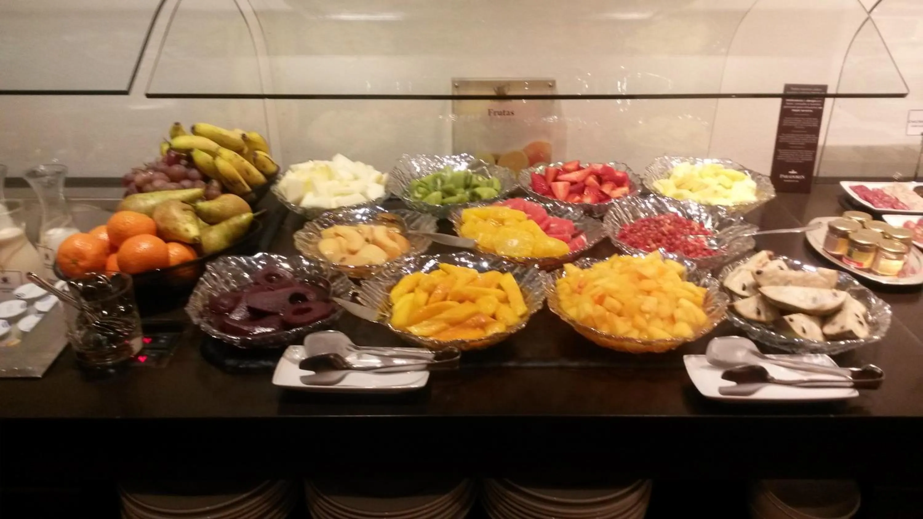 Breakfast in Parador de Granada