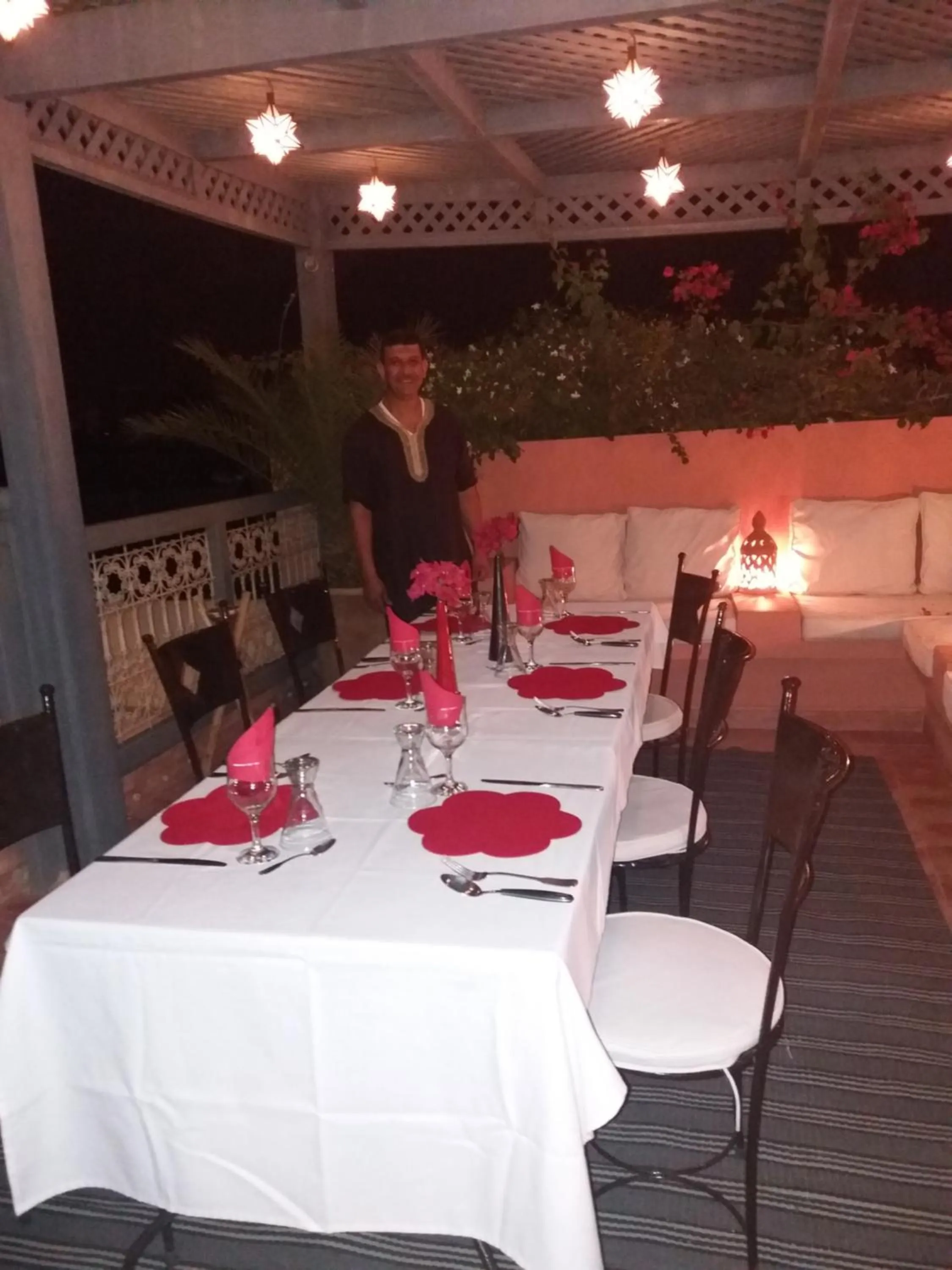 Dining area in Dar Andamaure