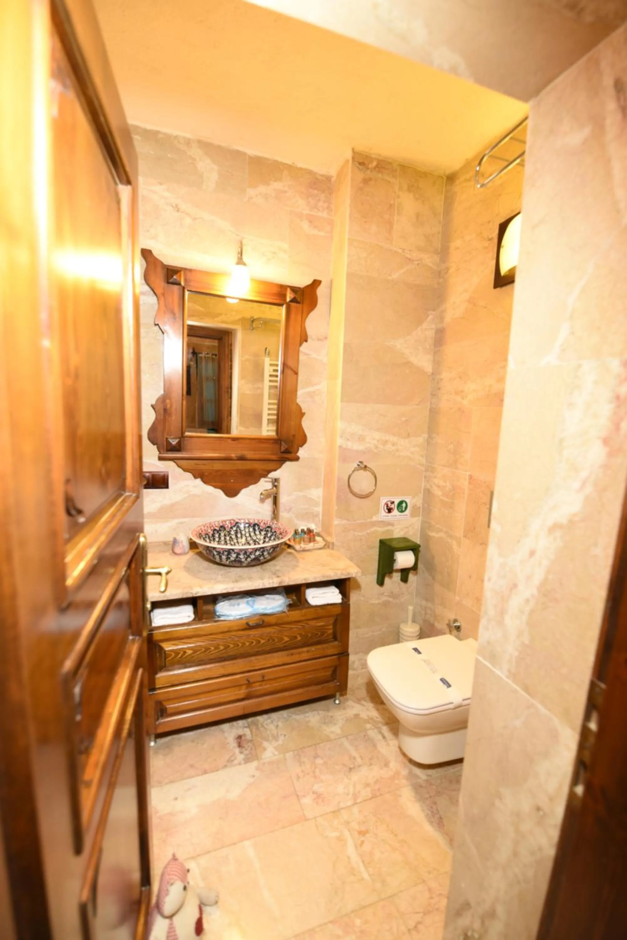 Bathroom in Canela Cave Hotel - Cappadocia