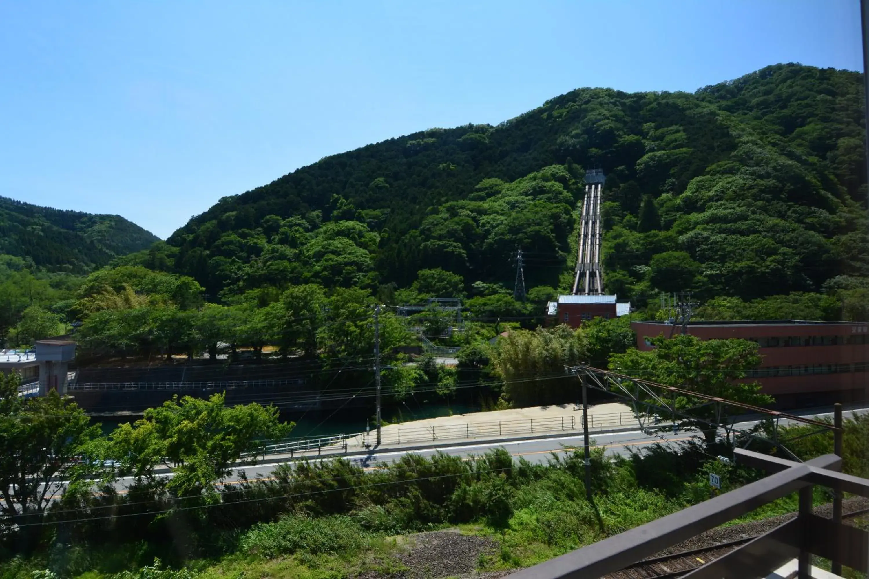 Mountain view in Eirakukan Mountain view in Eirakukan