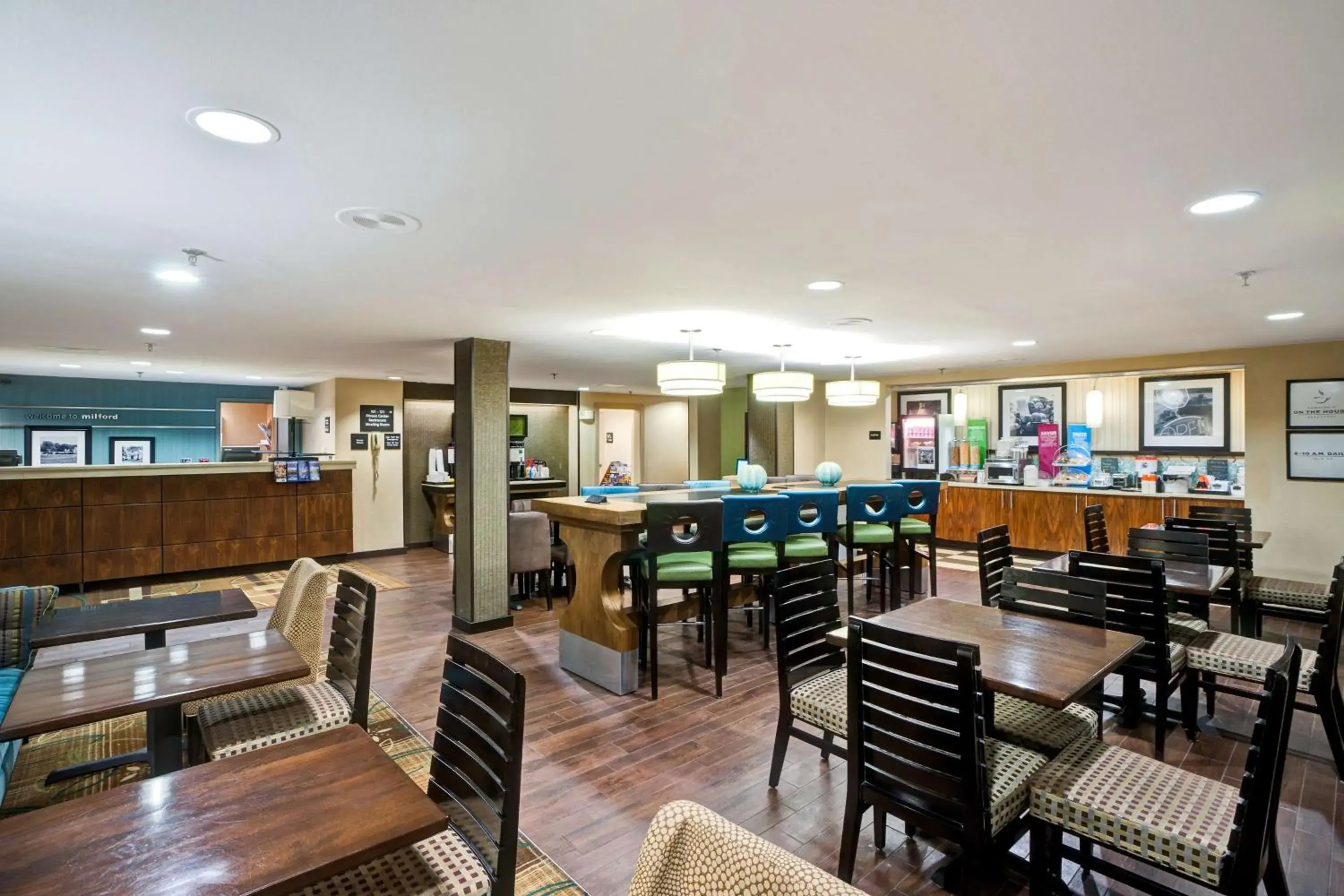 Lobby or reception in Hampton Inn by Hilton Milford Lobby or reception in Hampton Inn by Hilton Milford