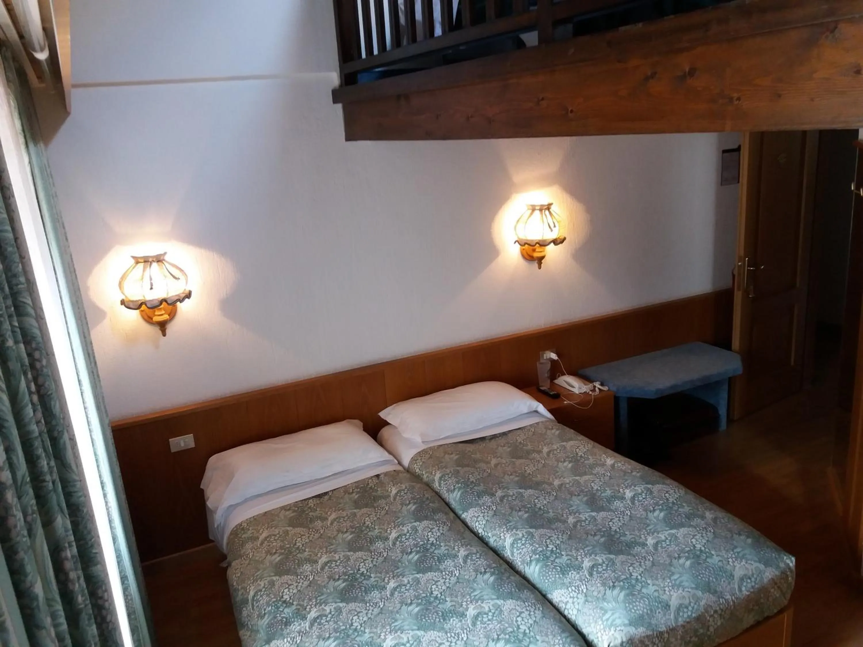 Bed in Hotel Ottoz Meublé