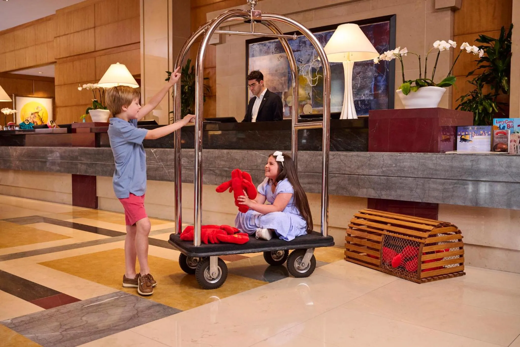 Lobby or reception in Mandarin Oriental, Boston