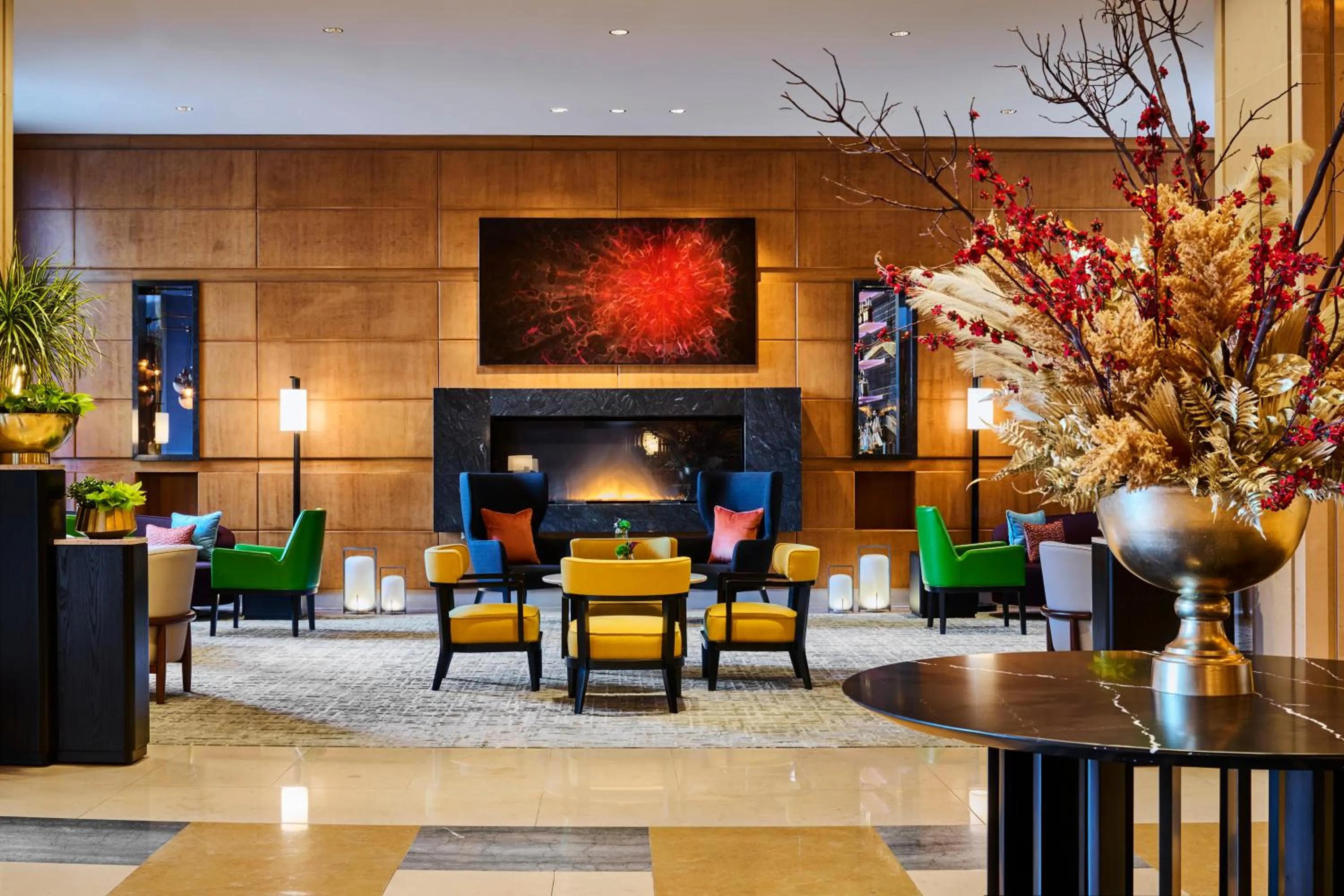 Lobby or reception in Mandarin Oriental, Boston