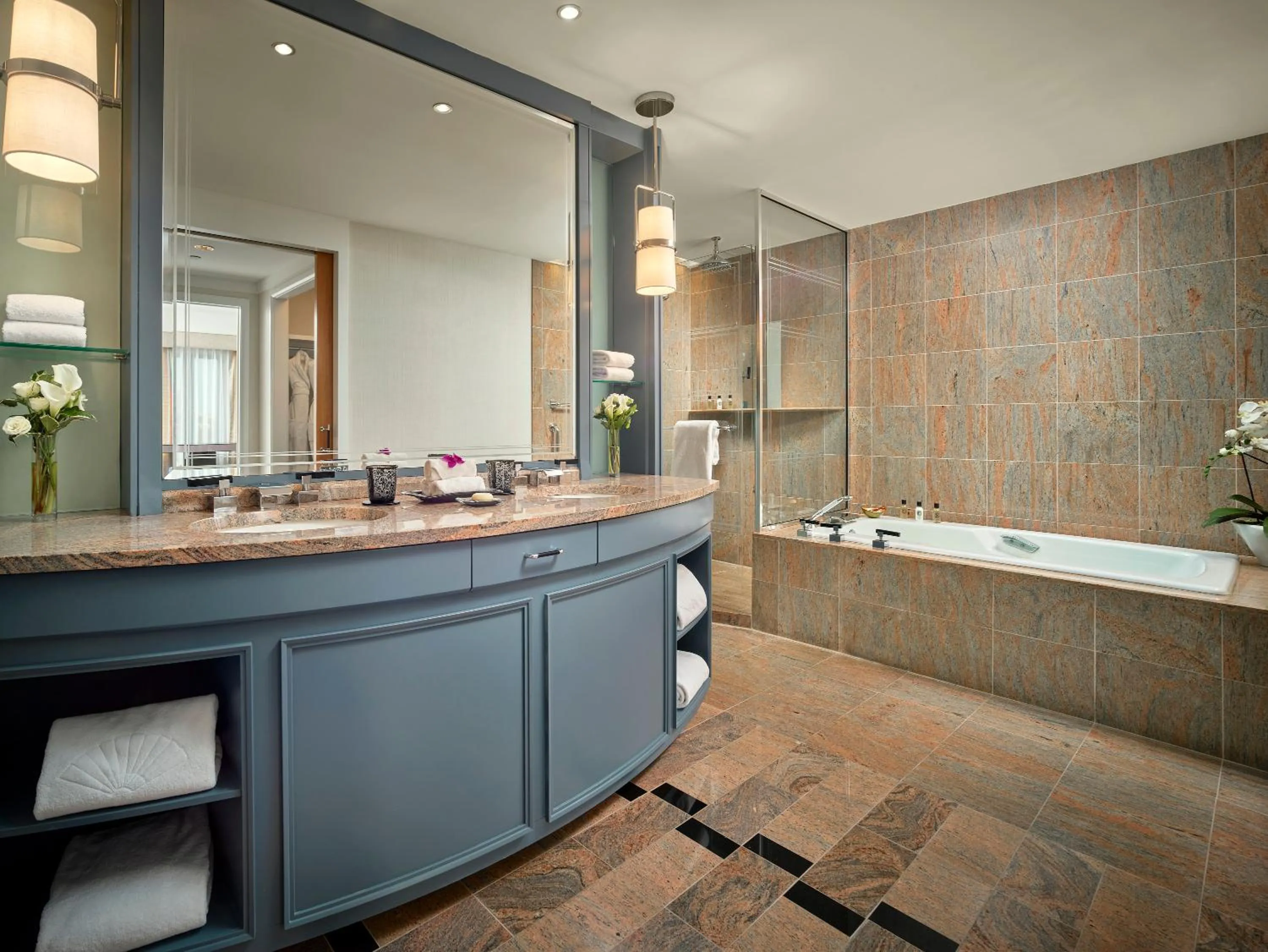 Bathroom in Mandarin Oriental, Boston