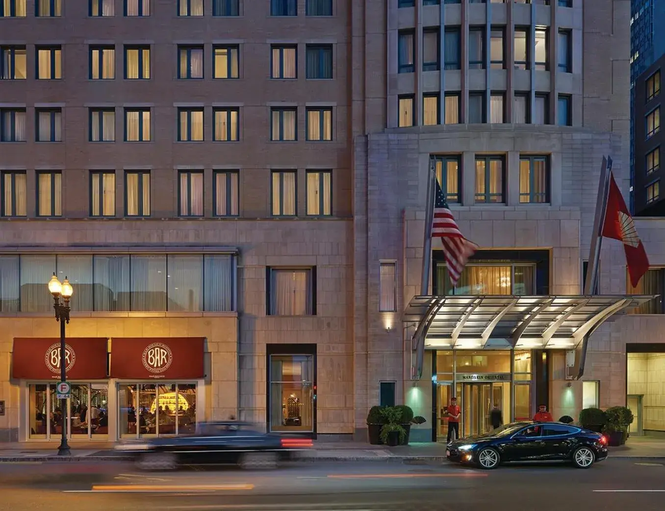 Property building in Mandarin Oriental, Boston Property building in Mandarin Oriental, Boston