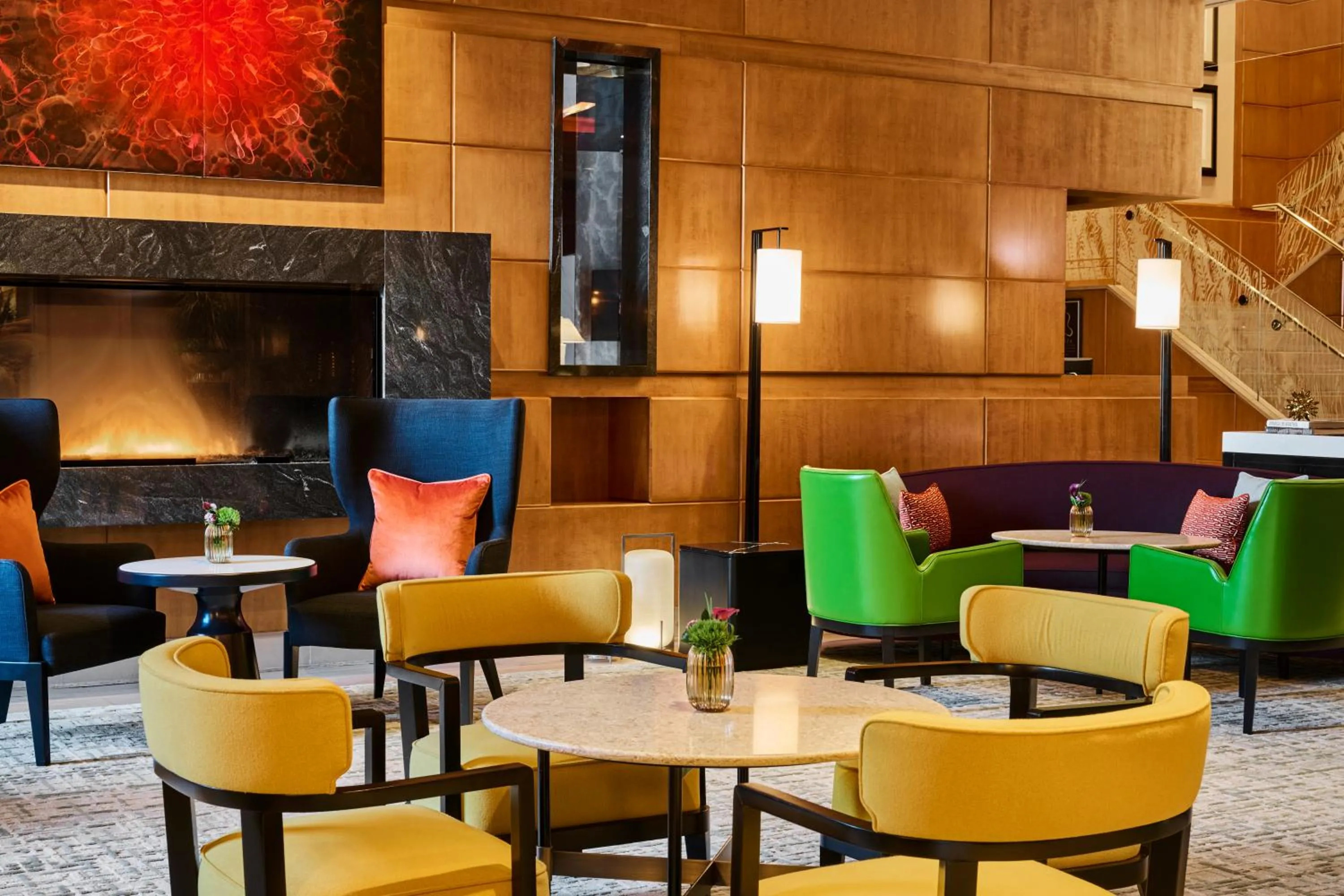 Lobby or reception in Mandarin Oriental, Boston