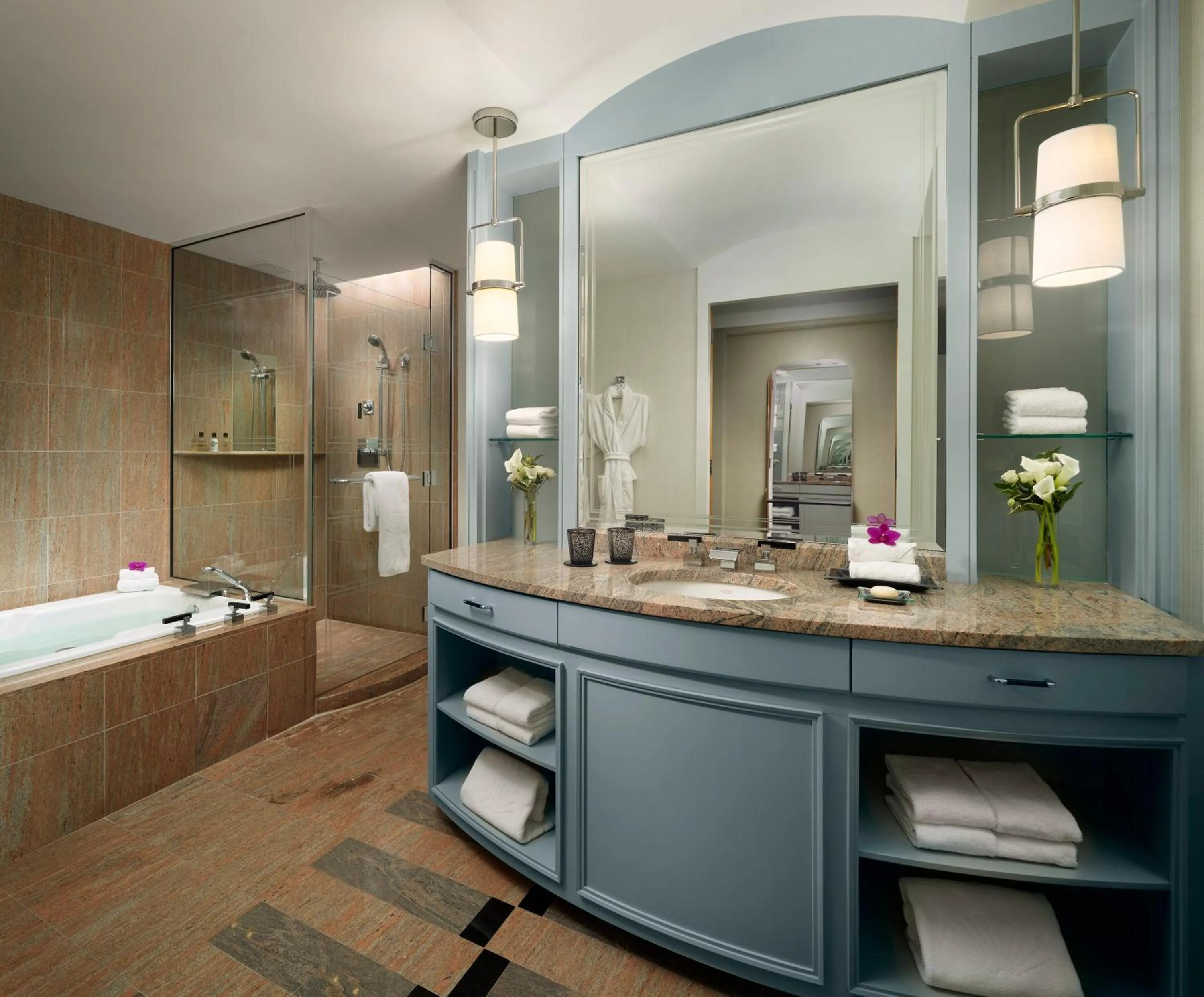 Bathroom in Mandarin Oriental, Boston