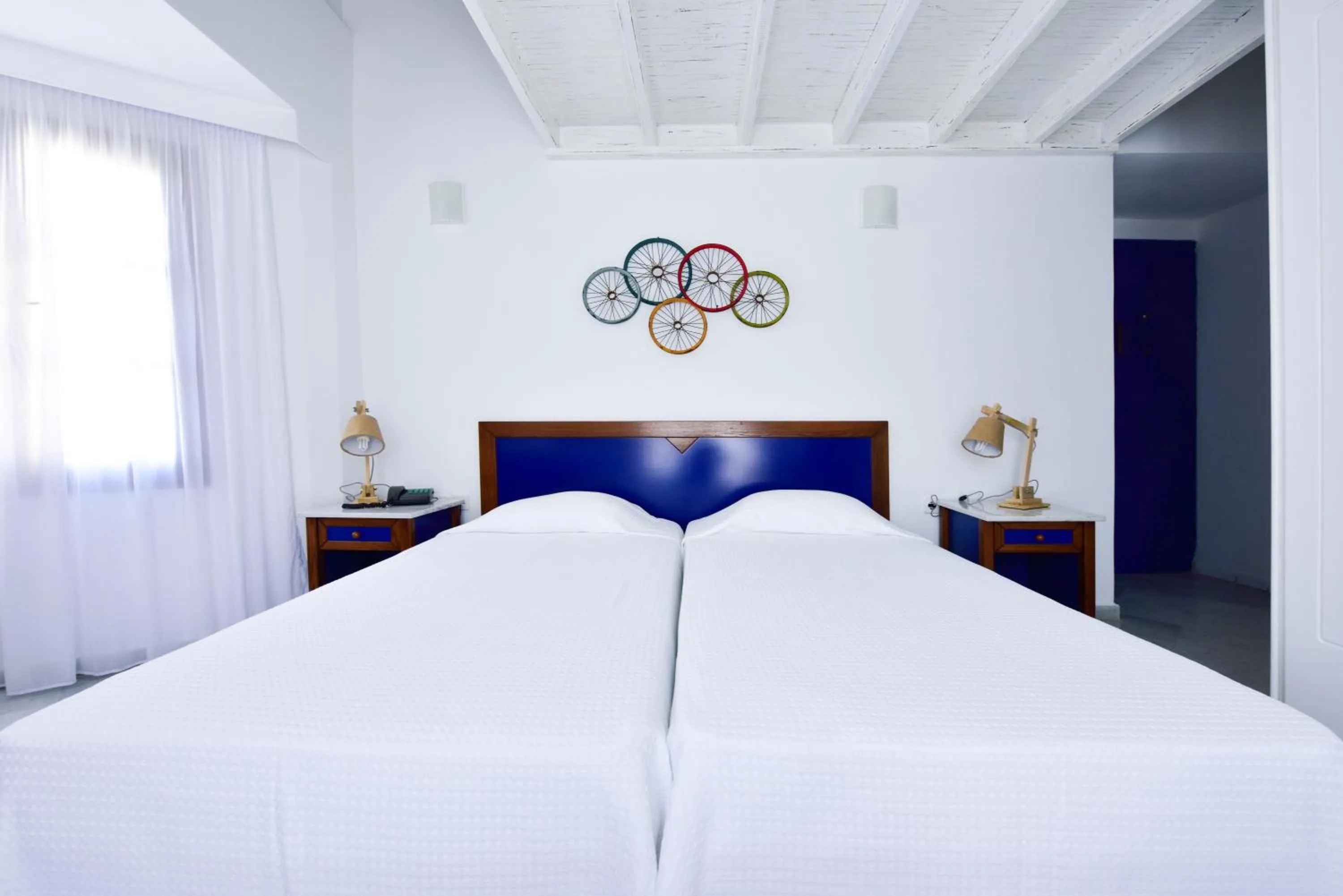 Bedroom, Bed in Kalidon beach Hotel